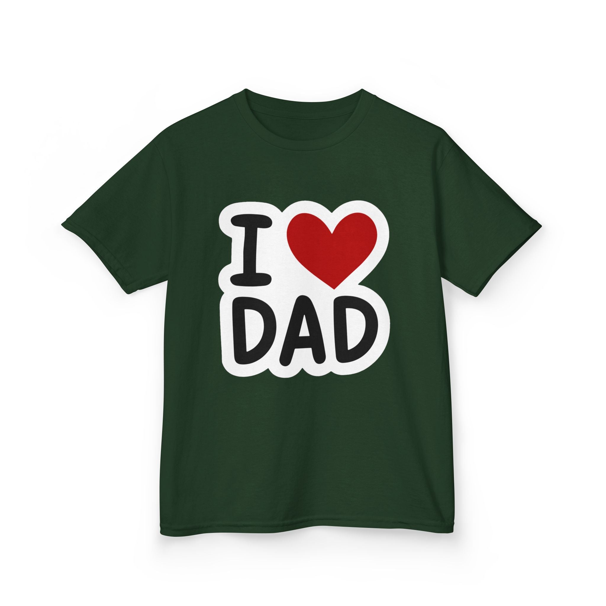 I Love Dad Kids T‑Shirt — Cute Father’s Day Tee for Kids