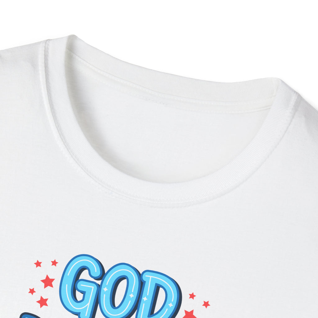 God Bless America T-Shirt — Patriotic 4th of July Gnome Tee