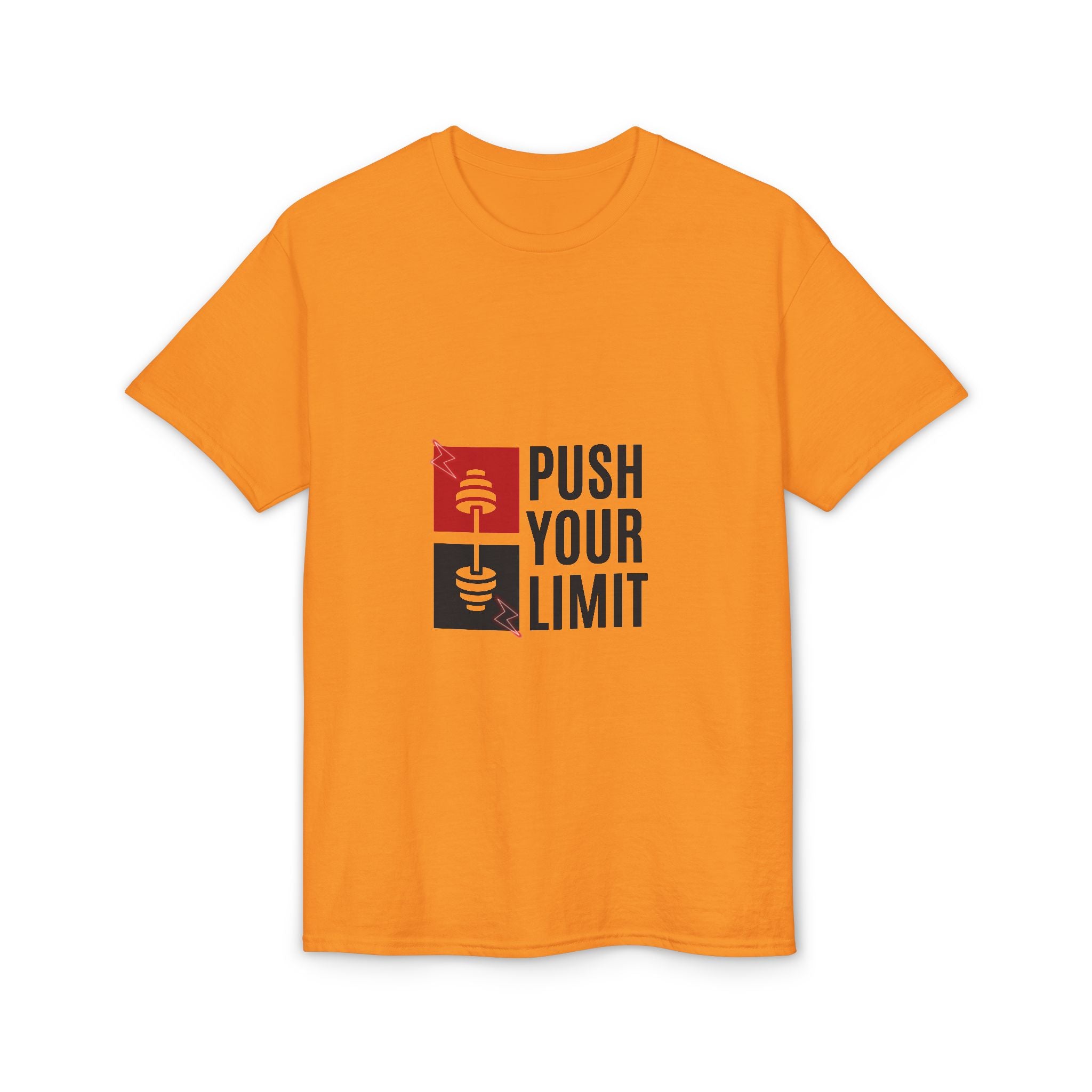 Push Your Limit T-Shirt — Motivational Gym Fitness Tee