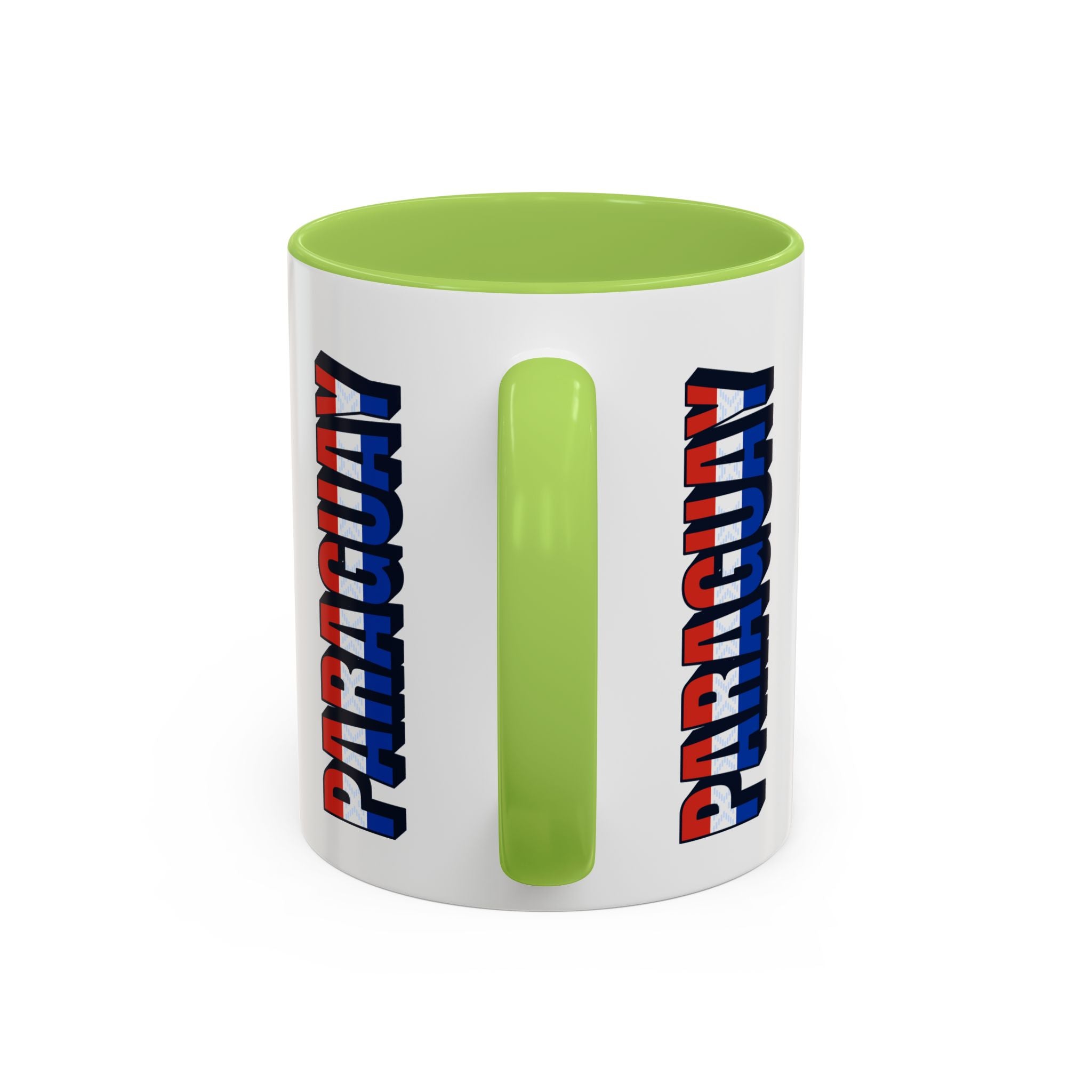 Paraguay Flag Accent Coffee Mug – Patriotic 11/15oz Ceramic Mug