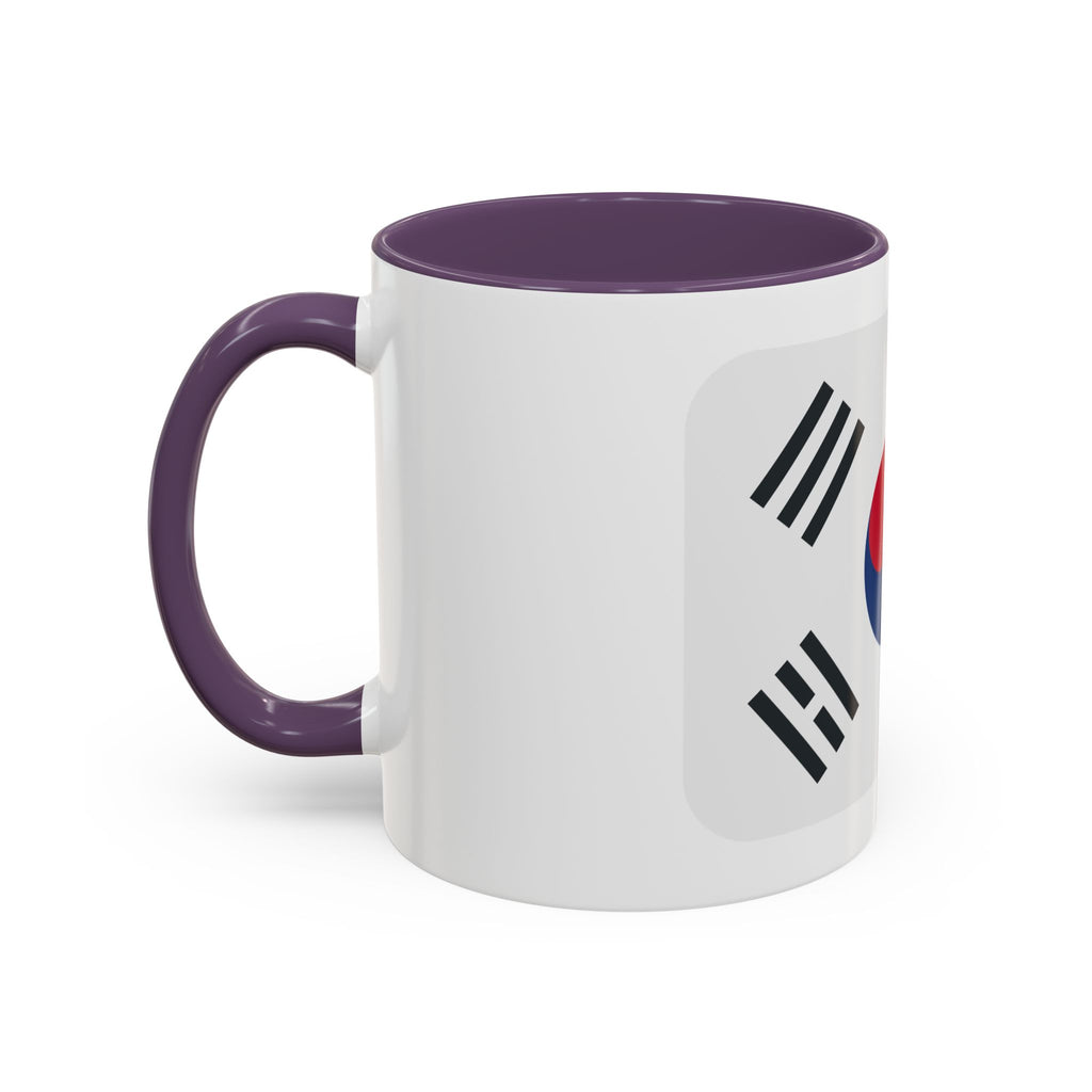 South Korea Accent Coffee Mug (11, 15oz)