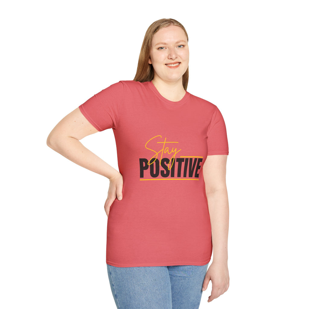 Stay Positive T-Shirt — Inspirational Motivational Graphic Tee
