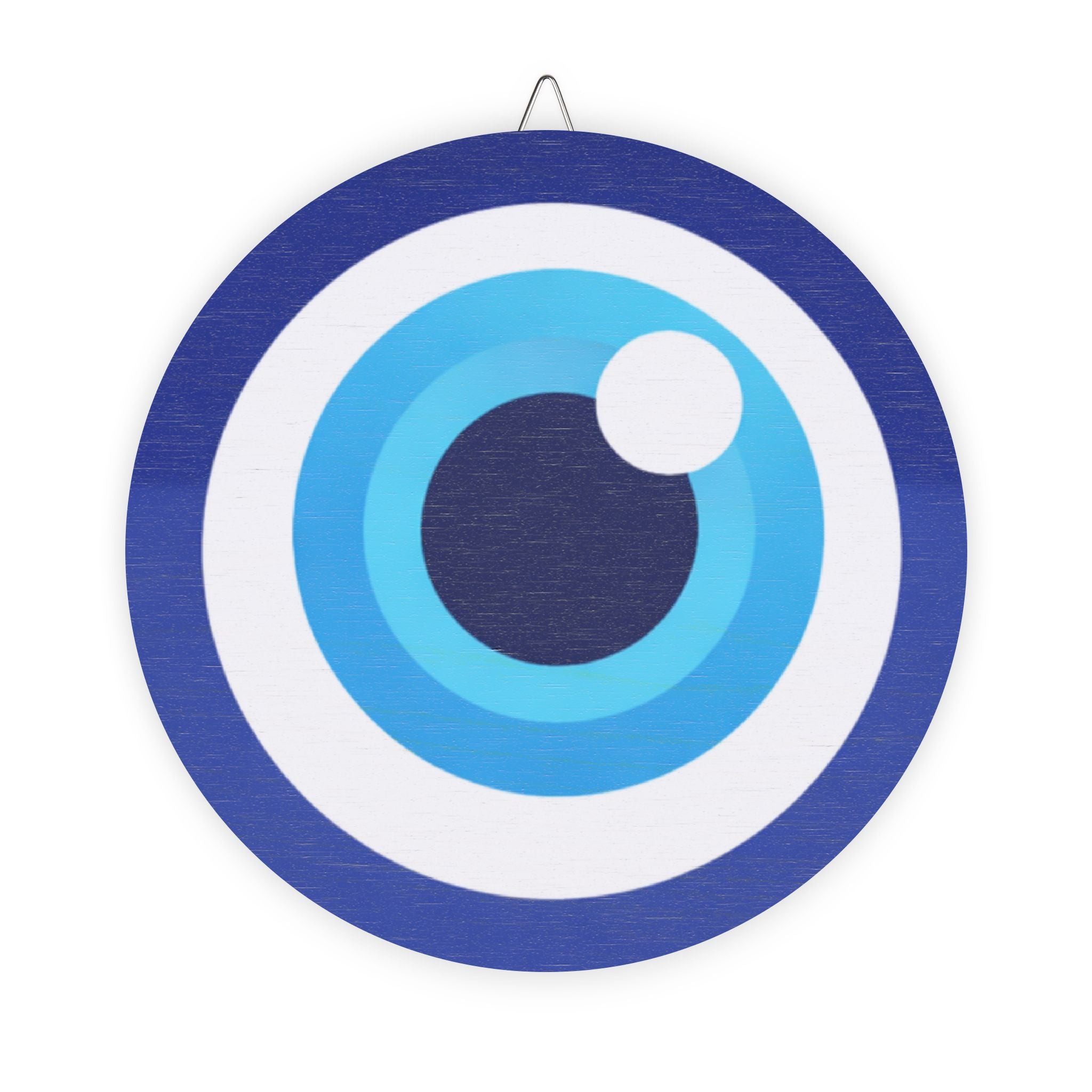 Evil Eye Wood Sign – Protective Blue Nazar Wall Decor