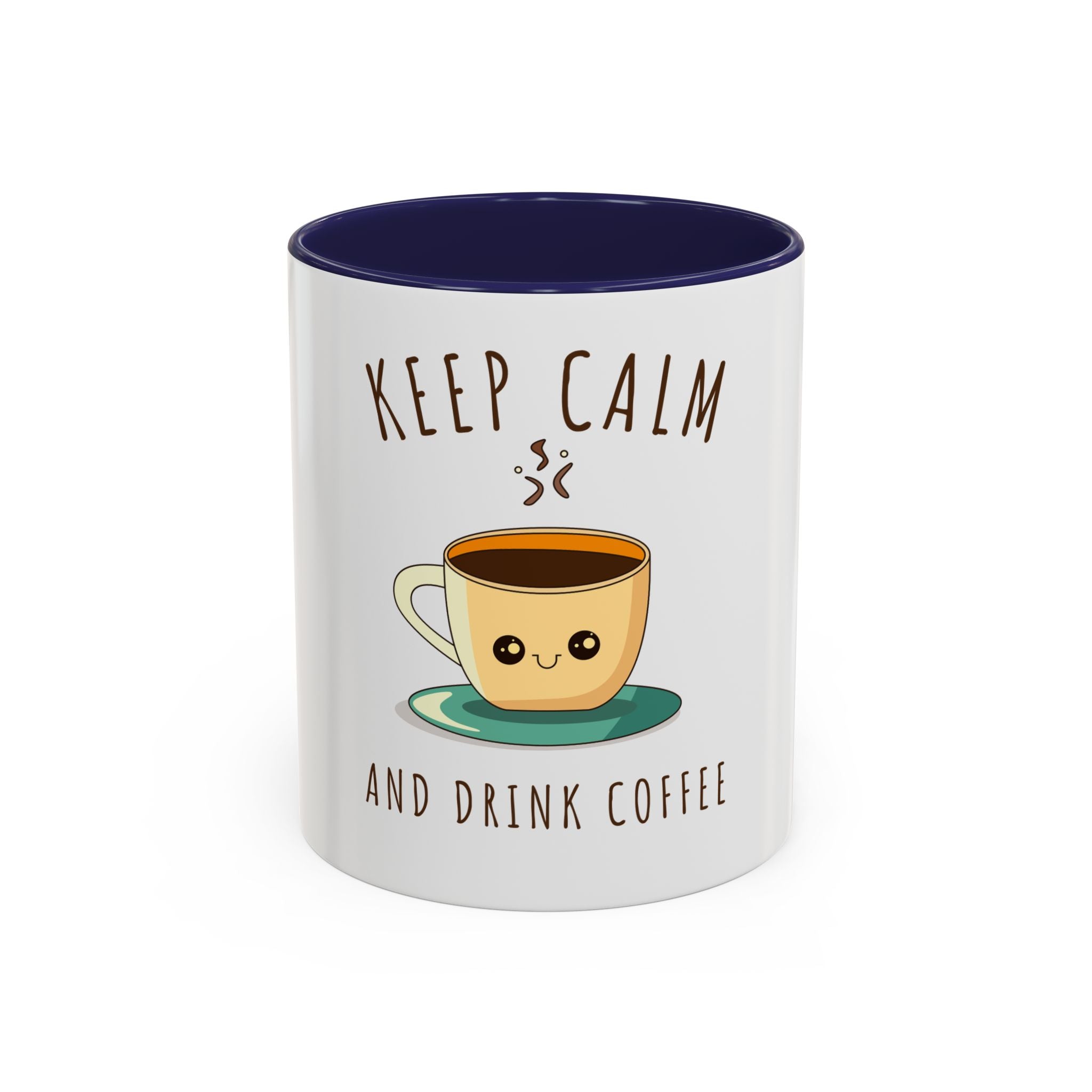 Keep calm & drink coffee Accent Coffee Mug (11, 15oz)