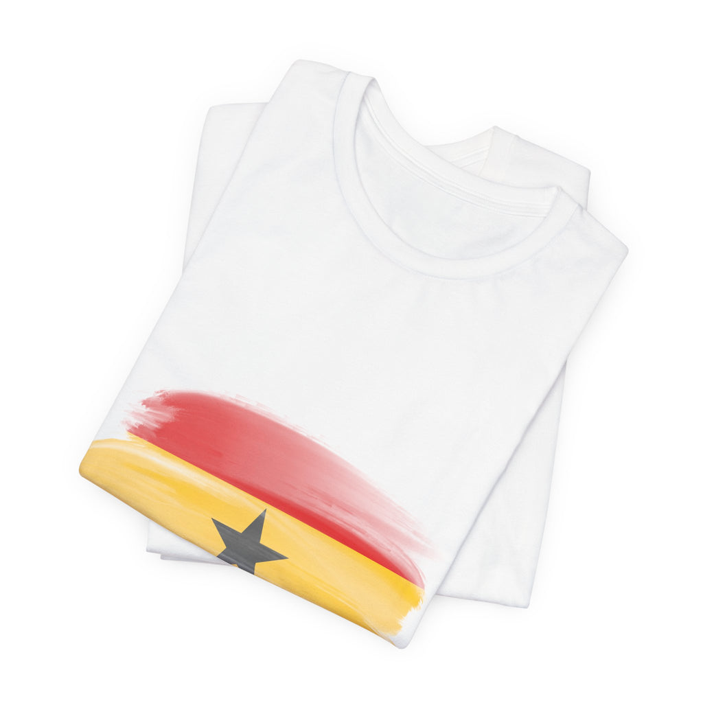 Ghana Flag Soccer T-Shirt — Retro Ghana Football Tee