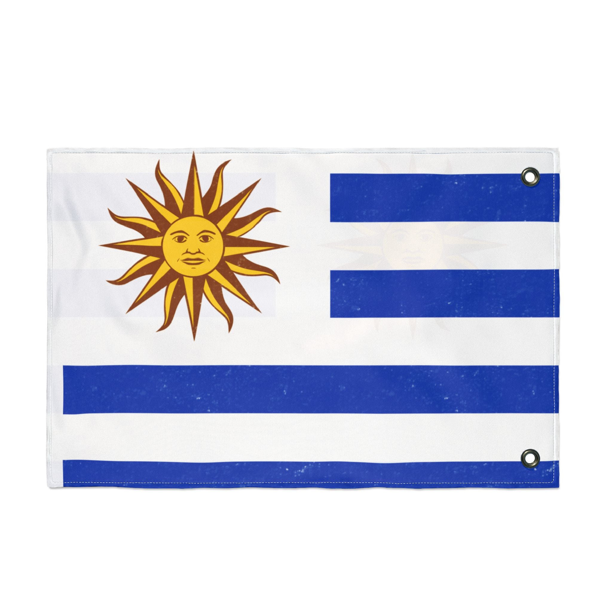 Uruguay Double-Sided Outdoor Flag — Sun of May Design, Durable Grommets