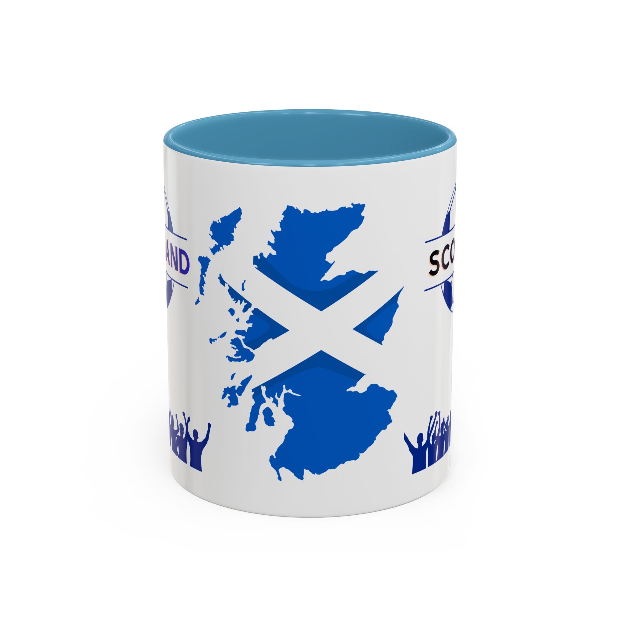 Scotland Soccer Fan Coffee Mug – Scottish Flag & Supporters 11/15oz Accent Mug