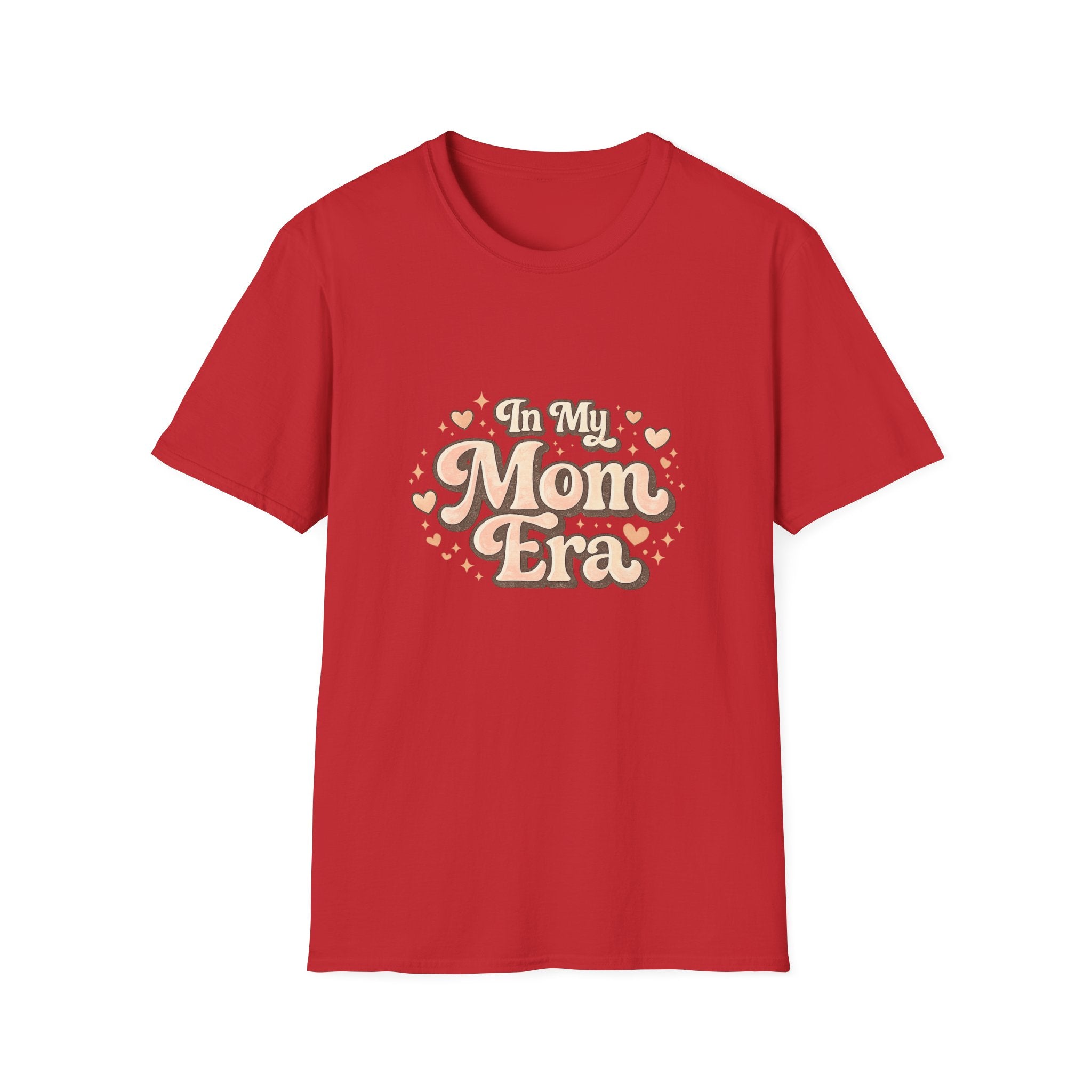 Mom Era T‑Shirt — "In My Mom Era" Vintage Heart Graphic