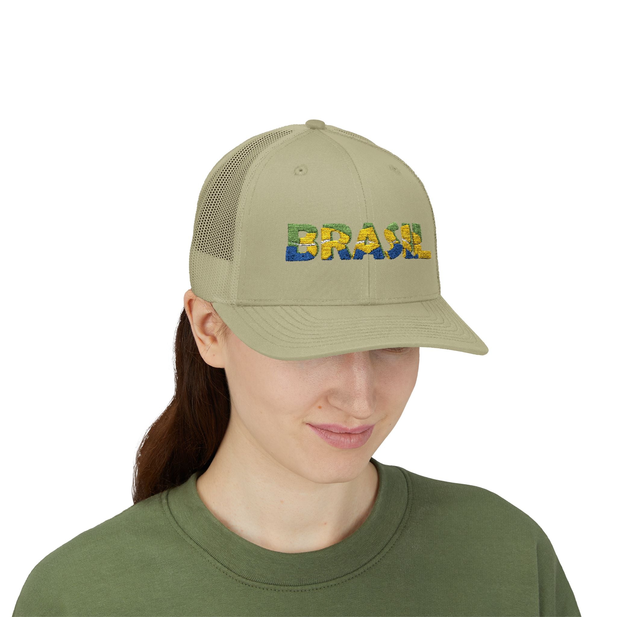 Brazil Floral Trucker Cap