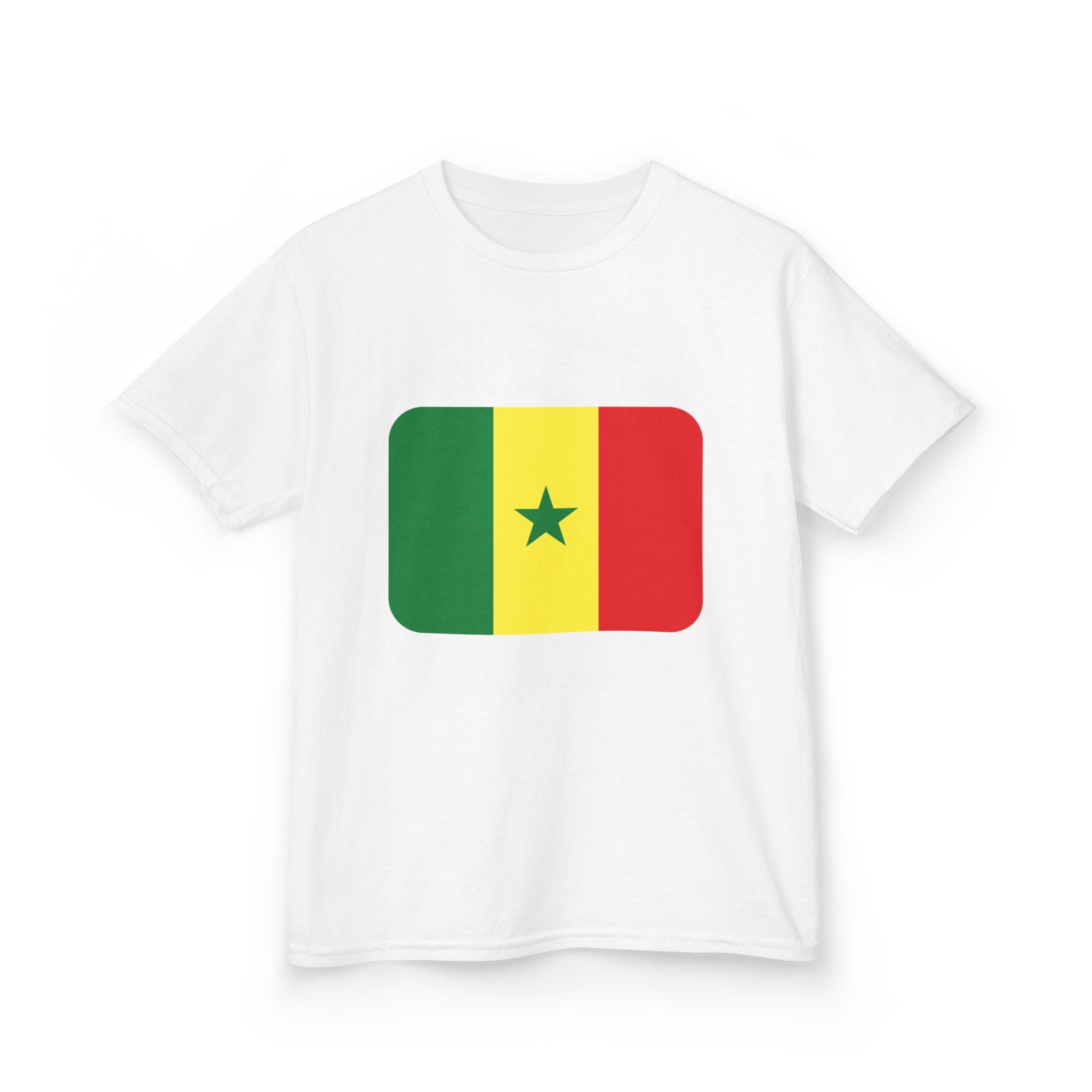 Senegal Kids T‑Shirt — Senegal Flag & 'Senegal Lions' Soccer Graphic