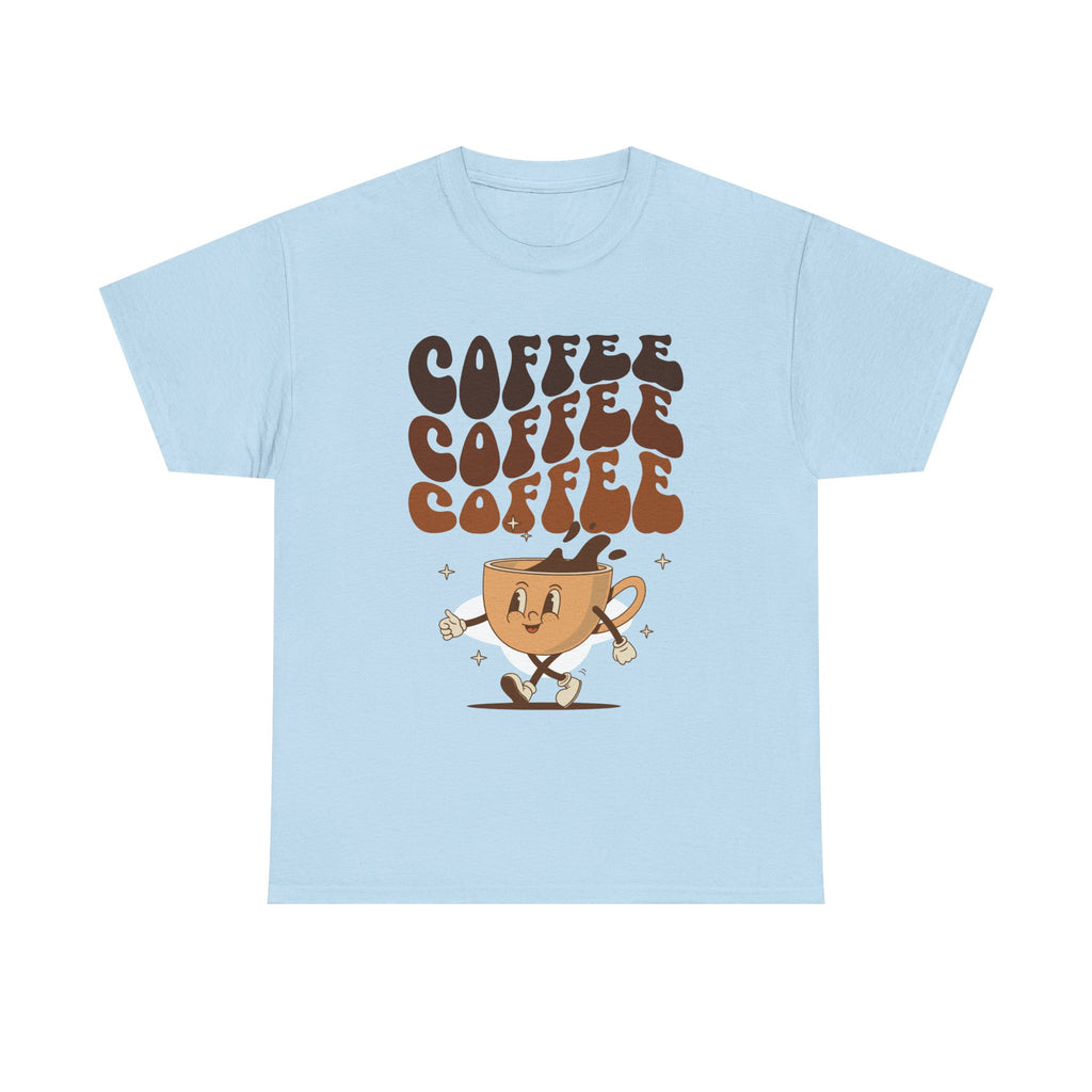 Drink coffee Unisex Heavy Cotton Tee