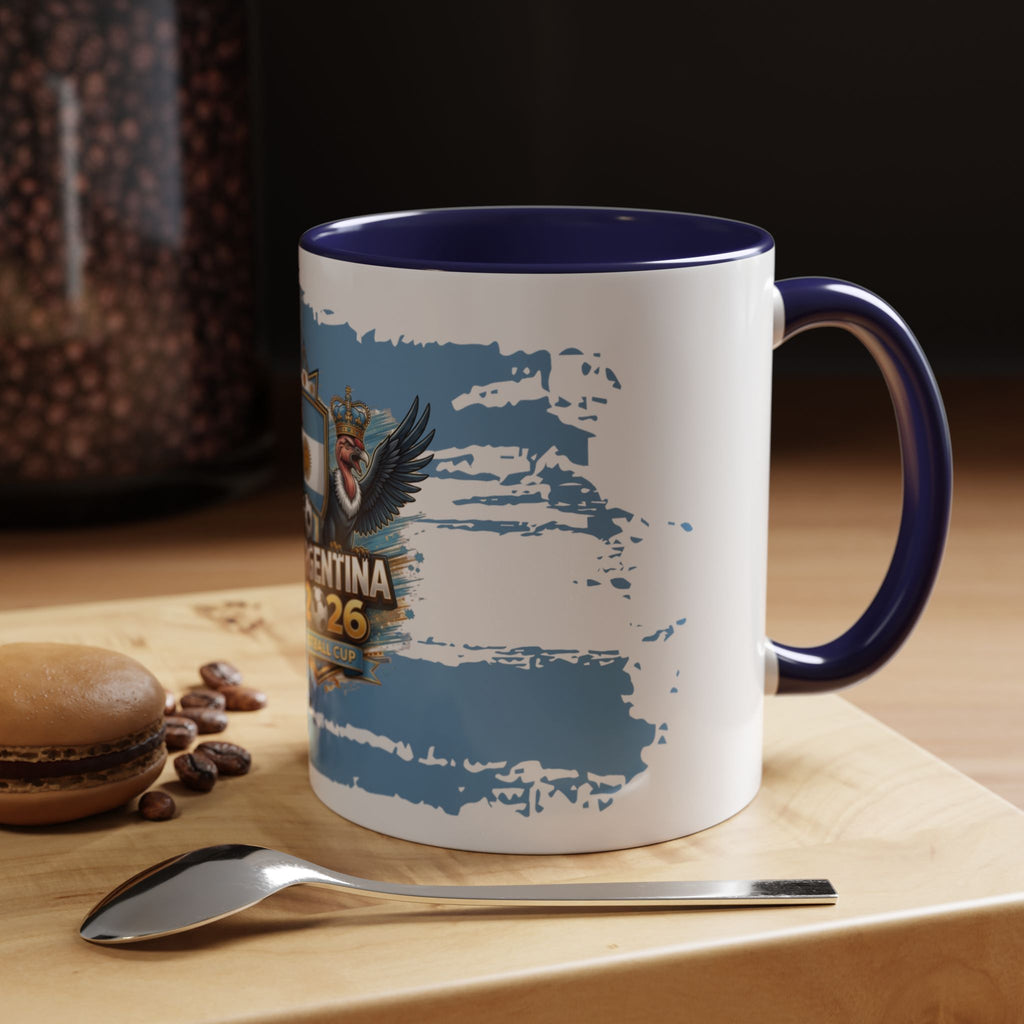 Argentina 2026 Football Cup Coffee Mug — Soccer Fan Gift (11/15oz)