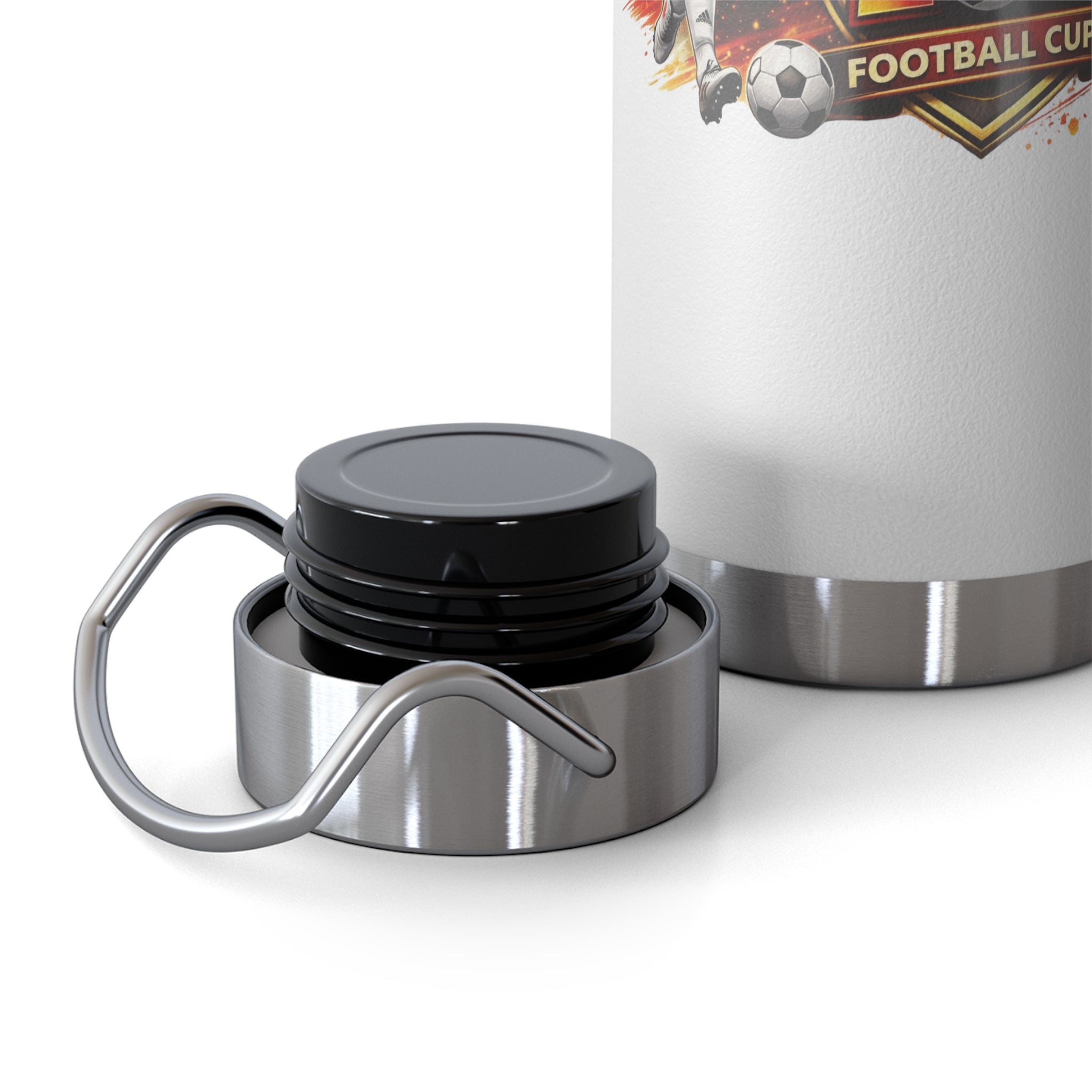 Germany 2026 Football Fan Water Bottle — Vacuum Insulated 22oz