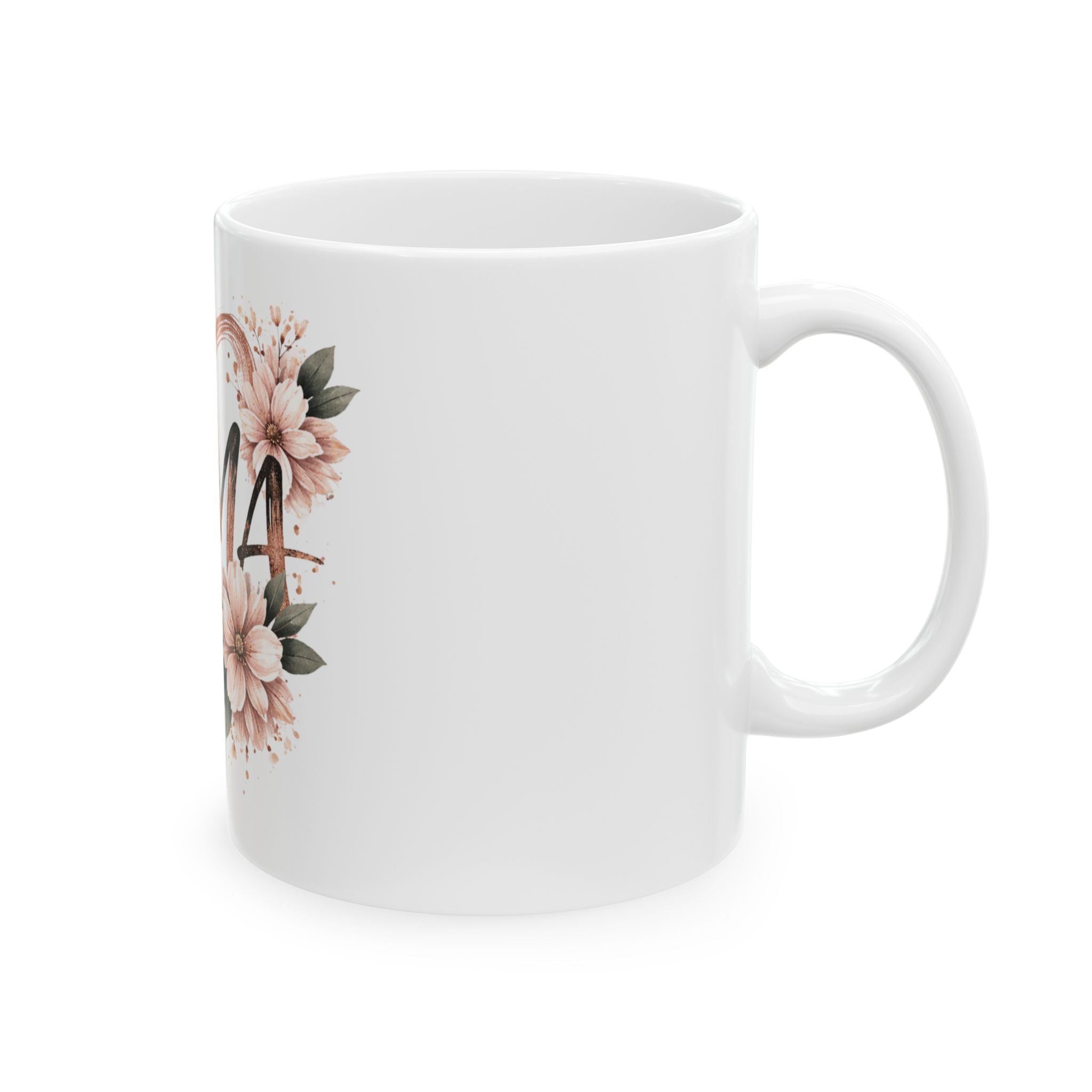 Mama Floral Ceramic Mug — 11oz & 15oz Mother's Day Coffee Cup