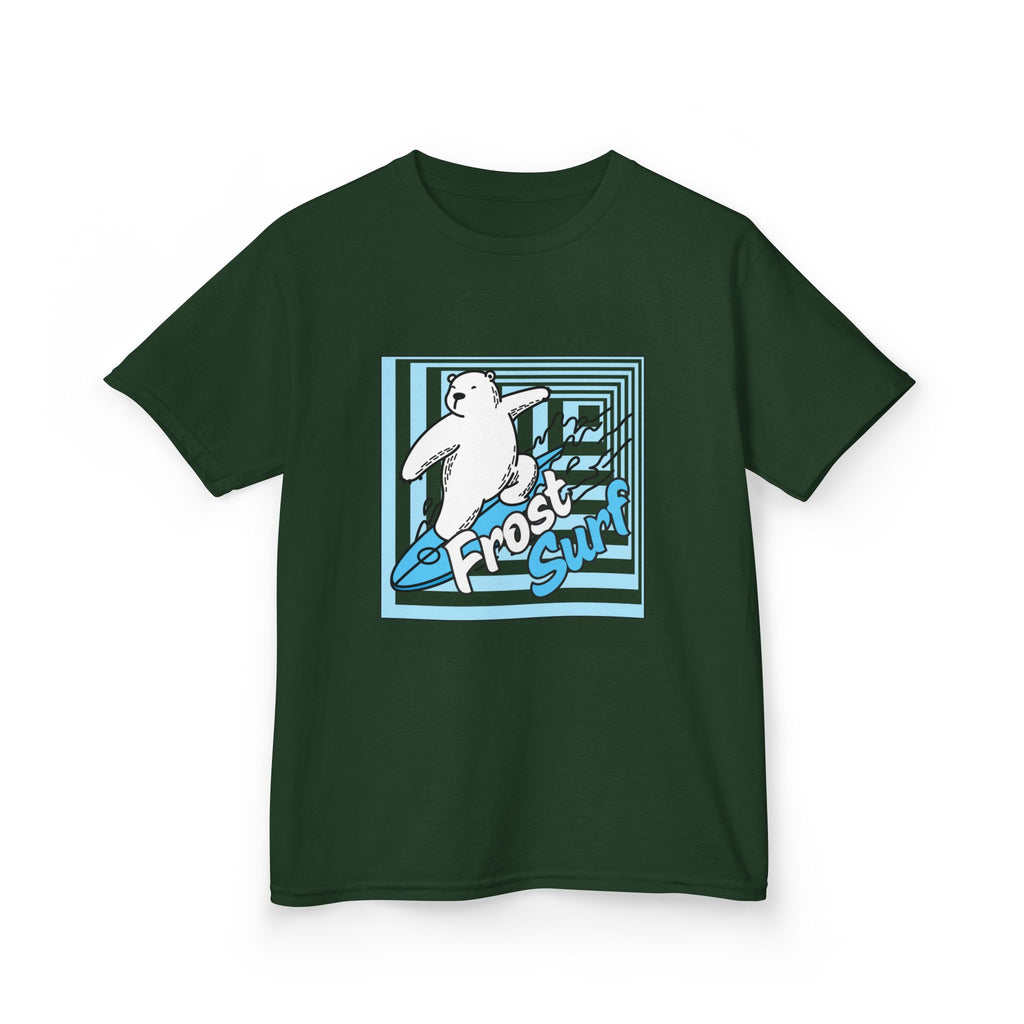 Kids Tee — 'Frost Surf' Polar Bear Surfing Graphic