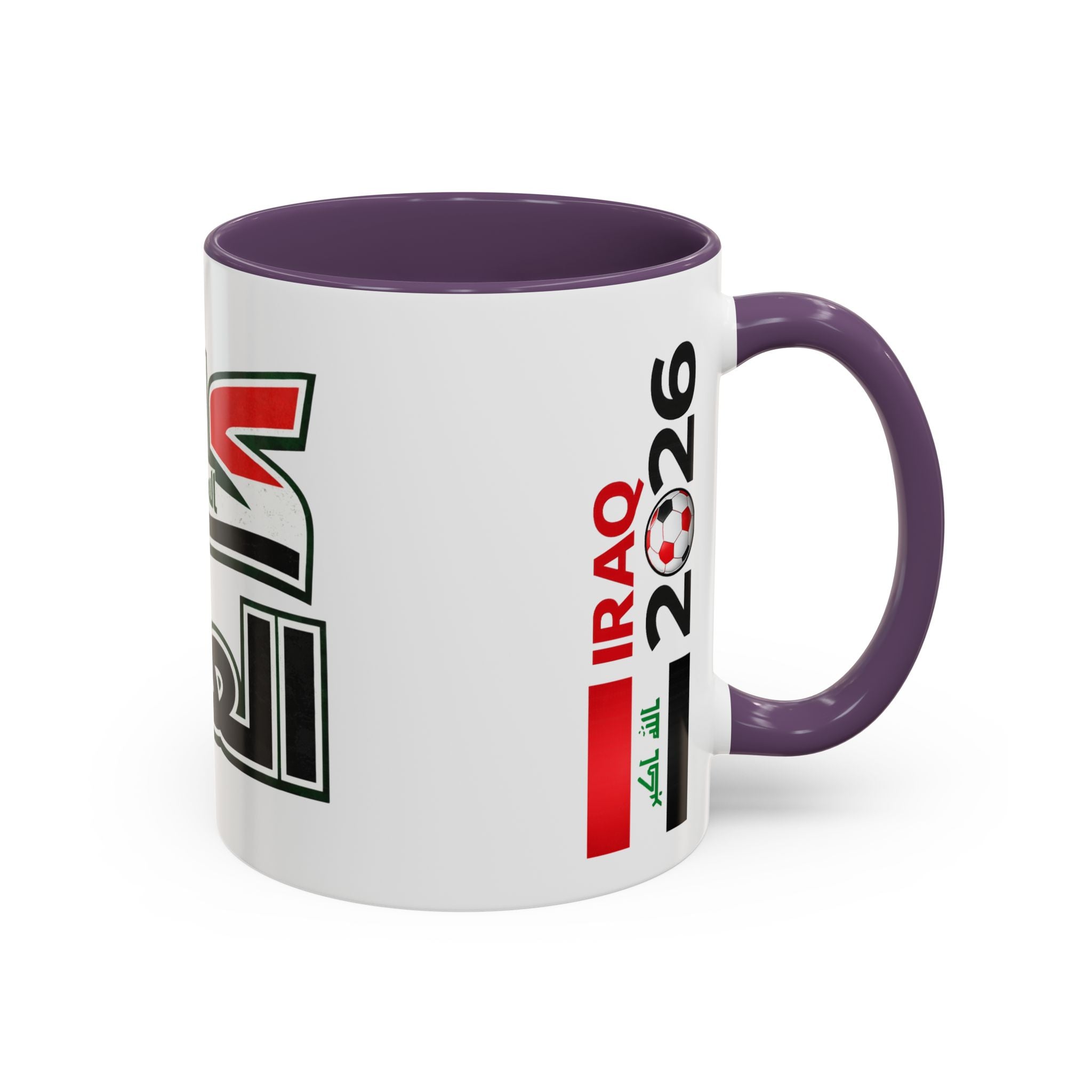 Iraq 2026 Accent Coffee Mug — Arabic Pride Flag Design