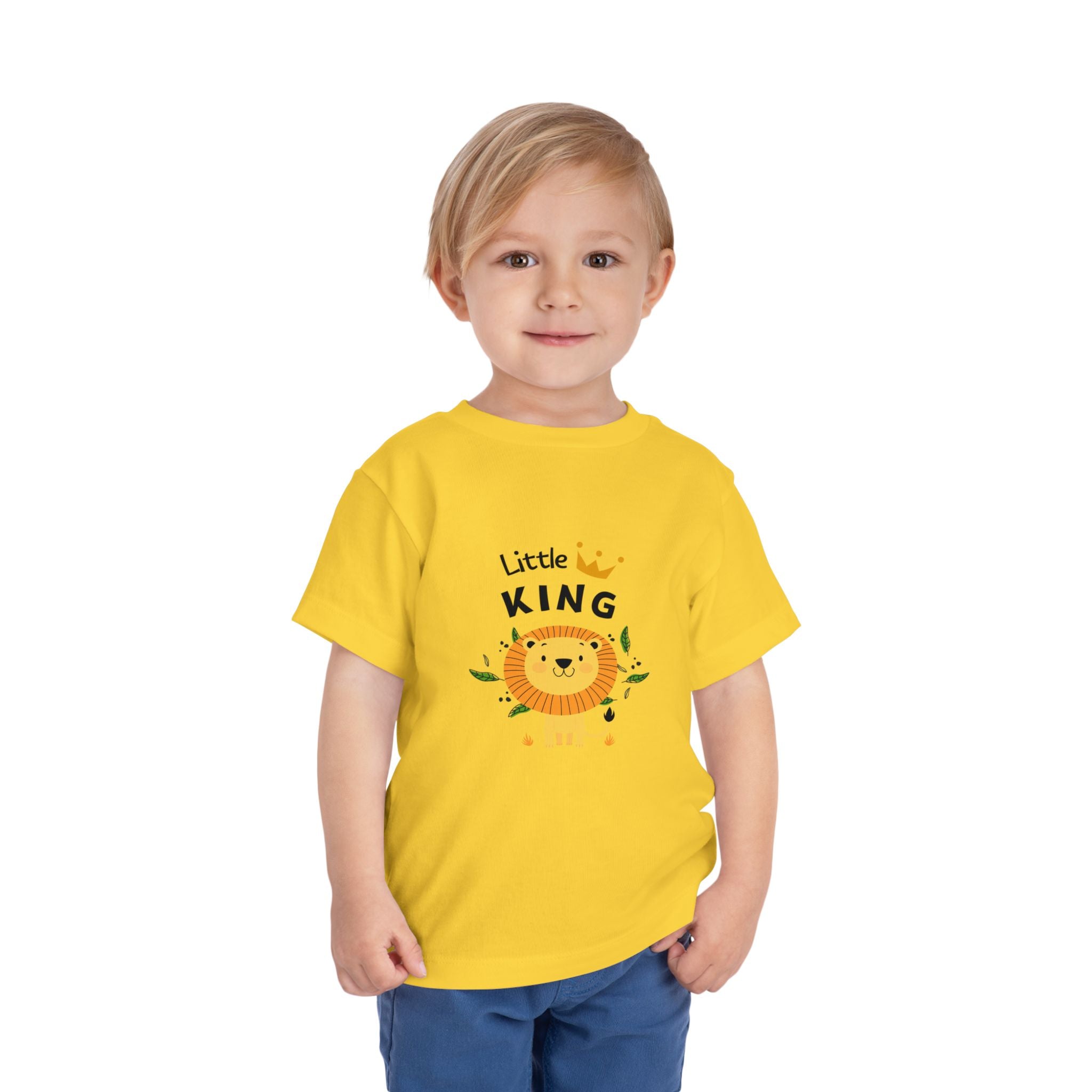 Toddler Tee — "Little King" Lion Graphic