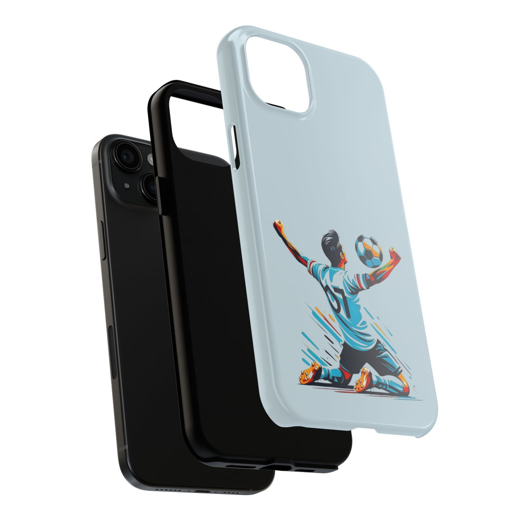 Soccer Celebration Tough Phone Case — Lightweight Protective iPhone Cover