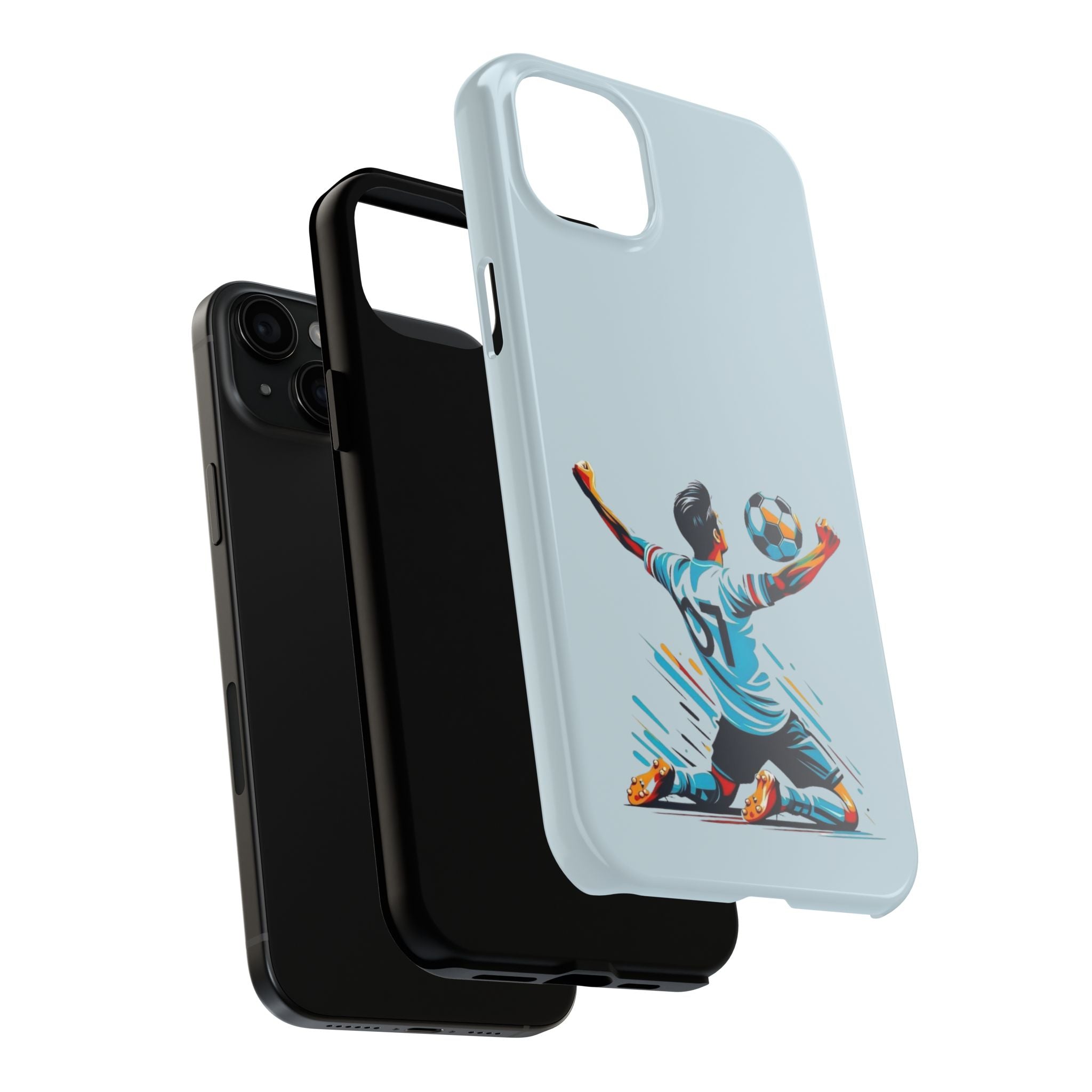 Soccer Celebration Tough Phone Case — Lightweight Protective iPhone Cover