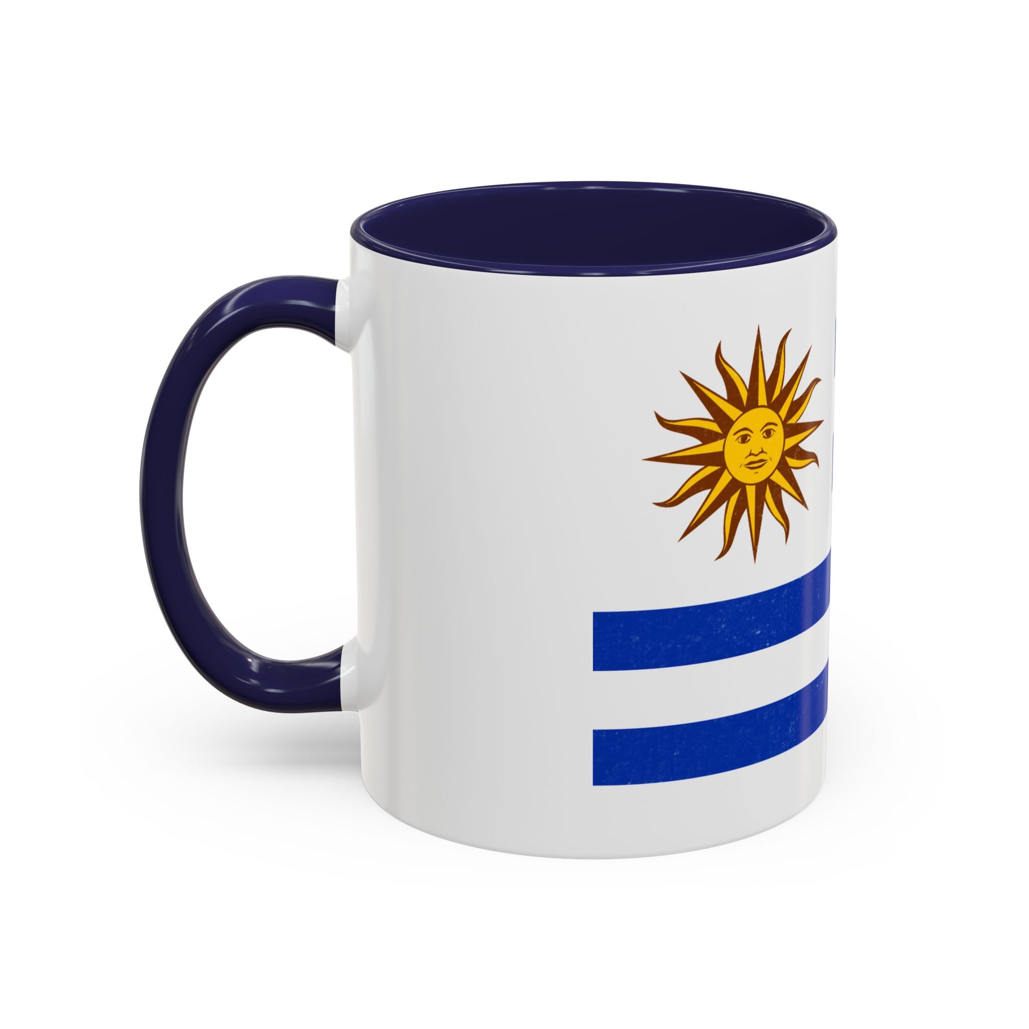 Uruguay Flag Accent Coffee Mug – Blue Stripes with Sun of May, 11oz & 15oz