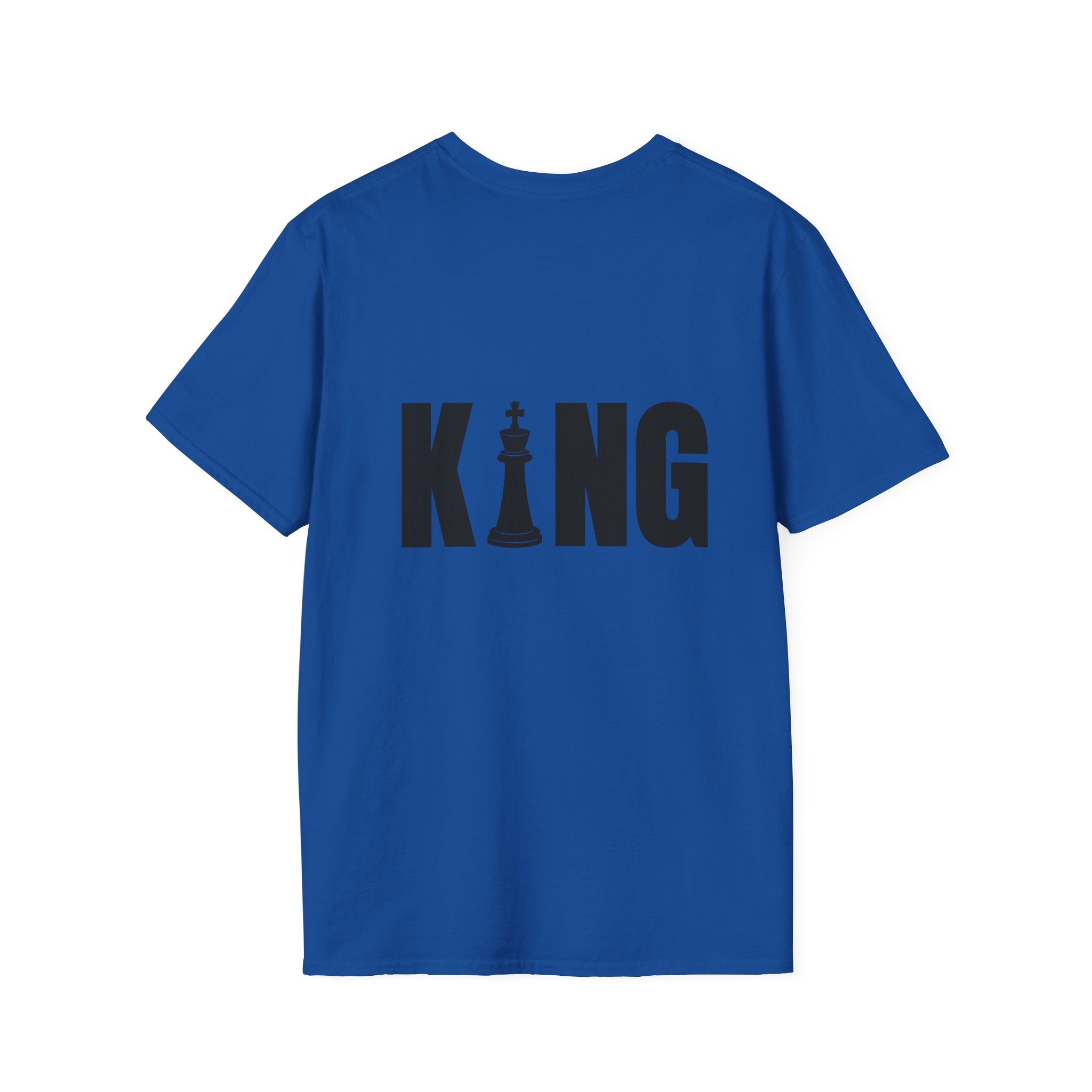 King Chess Piece T-Shirt — Bold Back Graphic for Chess Players & Fans