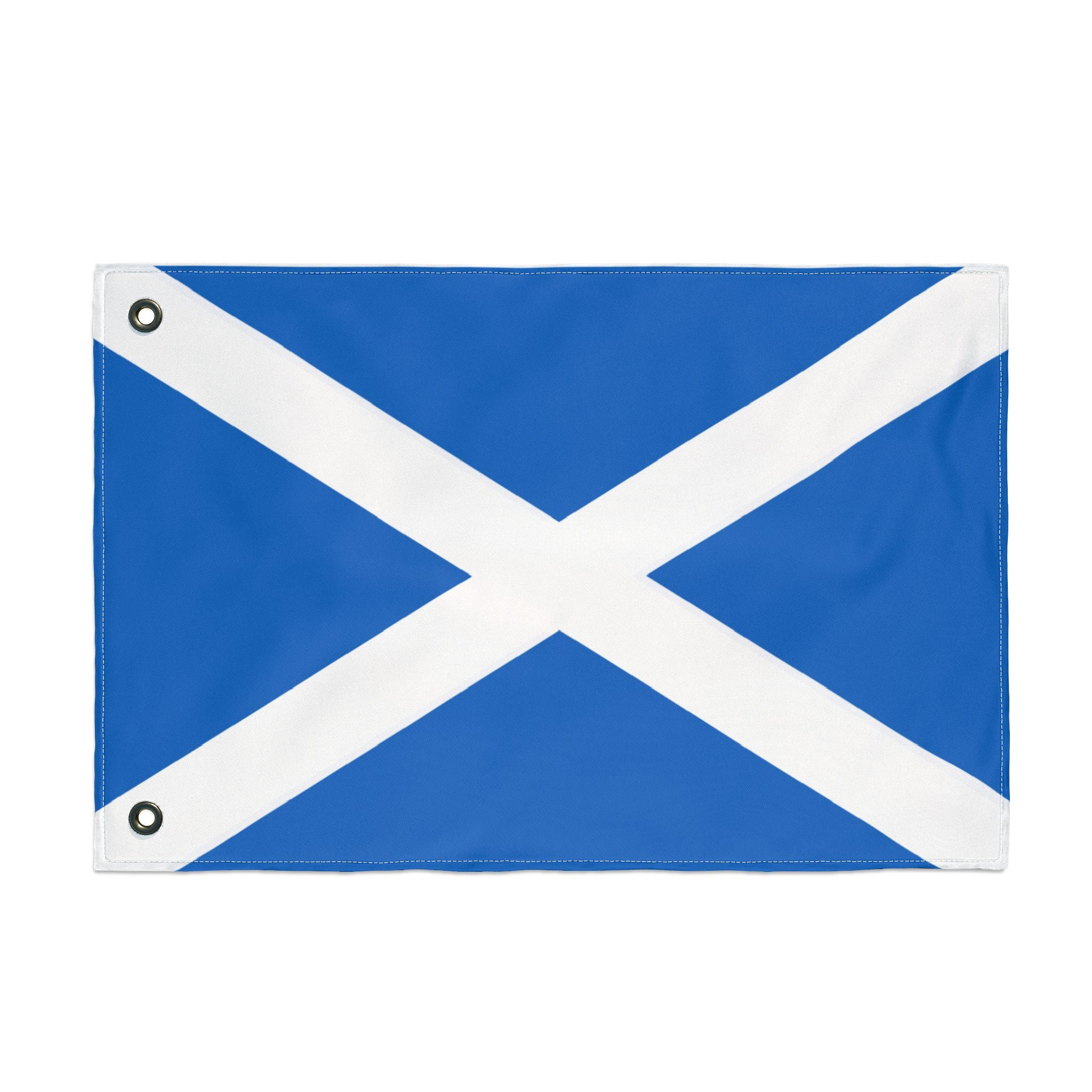 Scottish Saltire Flag — Double-Sided Outdoor Garden Banner