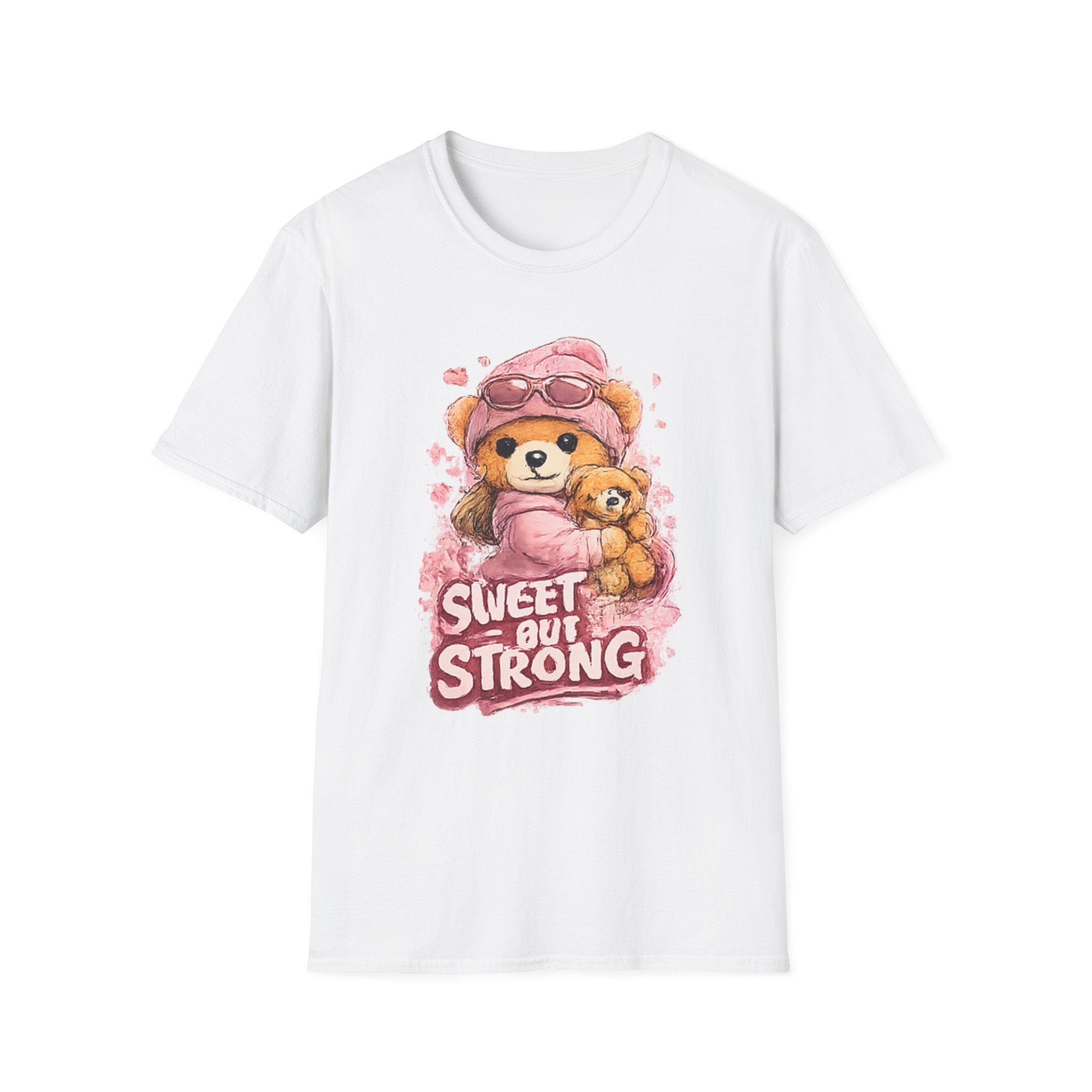 Sweet but Strong Bear T-Shirt — Cute Teddy Graphic Tee