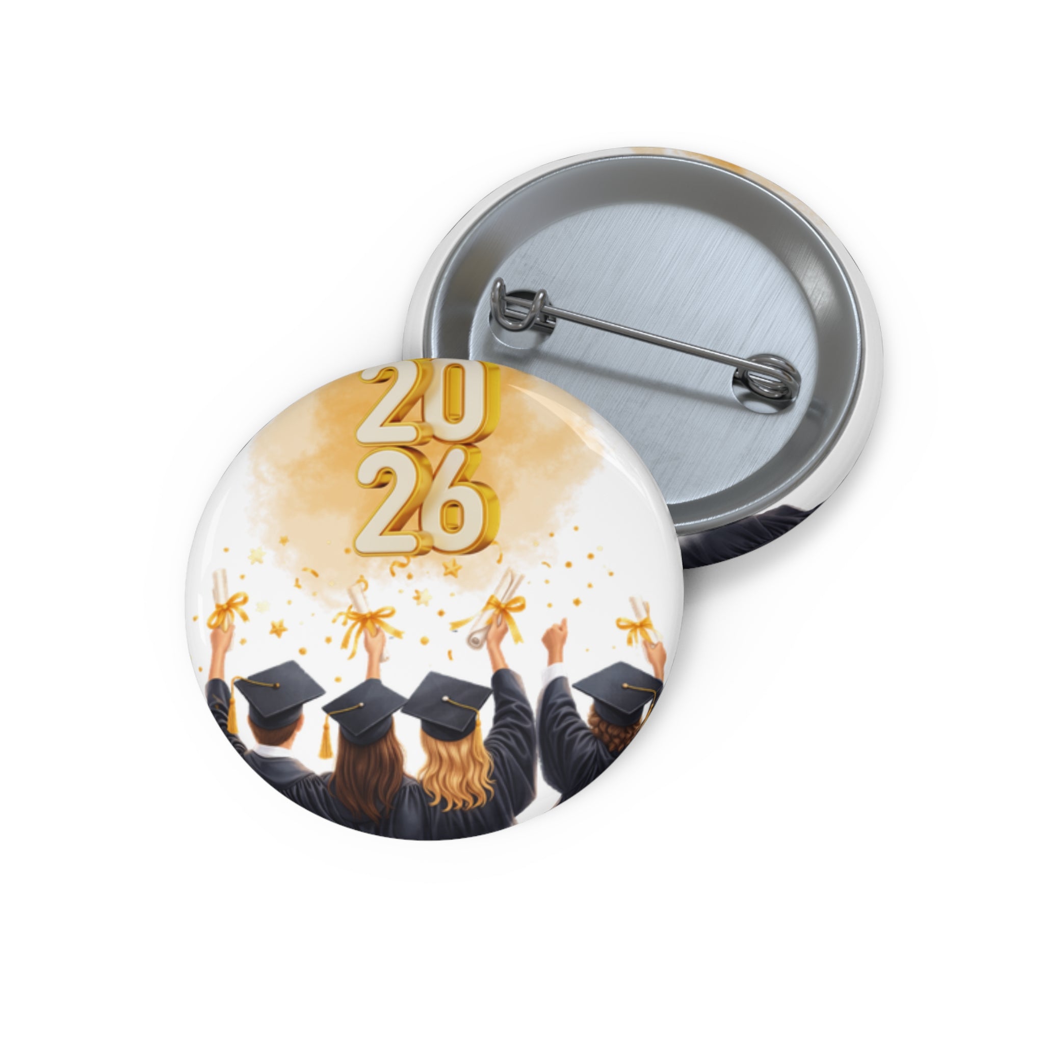 2026 Graduation Pin Button — Class of 2026 Party Favor Button Badge
