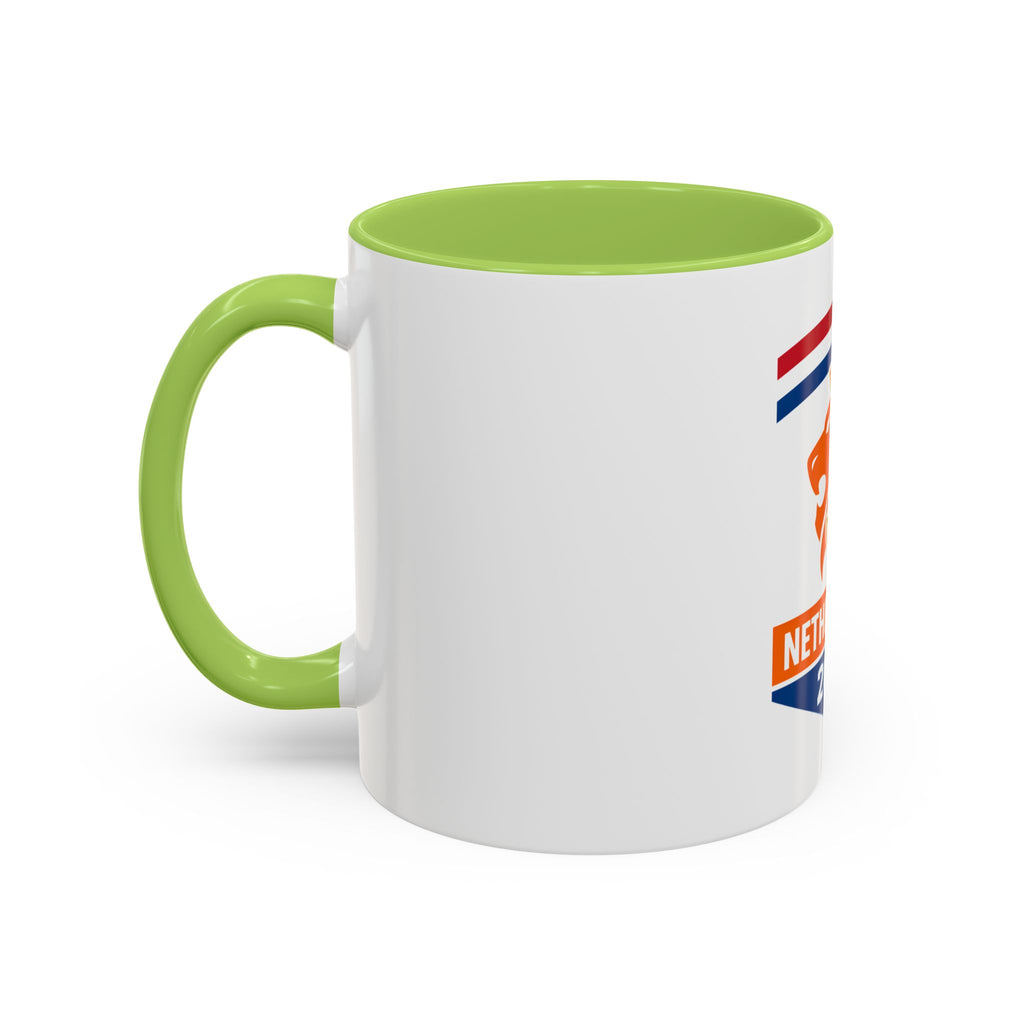 Netherlands 2026 Lion Crest Coffee Mug — Dutch Soccer Fan Gift