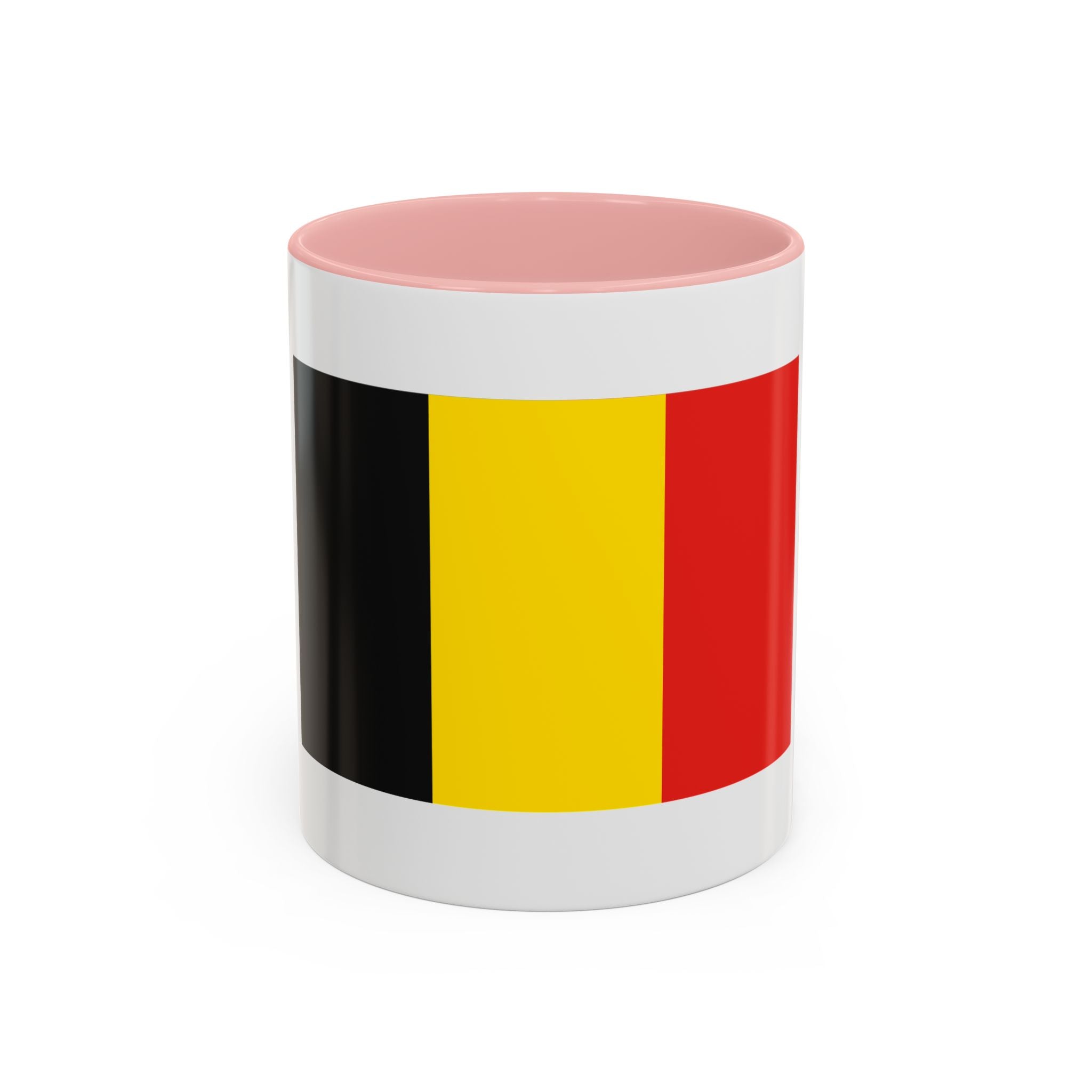 Belgium Flag Accent Coffee Mug — Belgian Pride 11/15oz