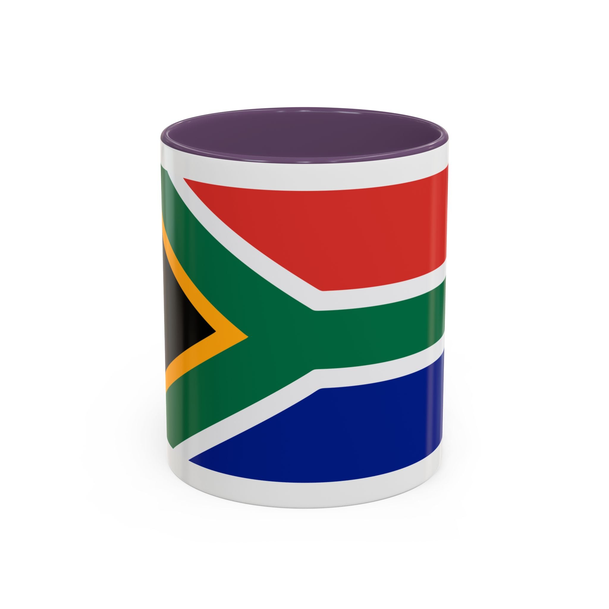 South Africa Flag Accent Coffee Mug — 11/15oz Patriotic Ceramic Cup