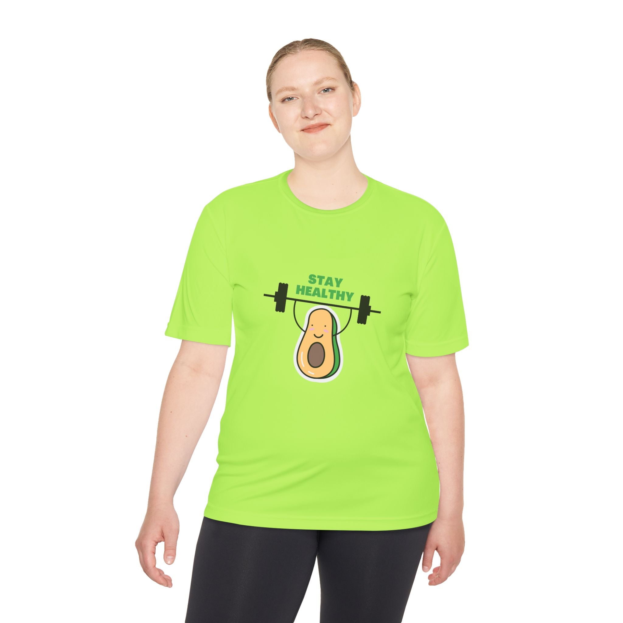 Stay Healthy Avocado Weightlifting Tee