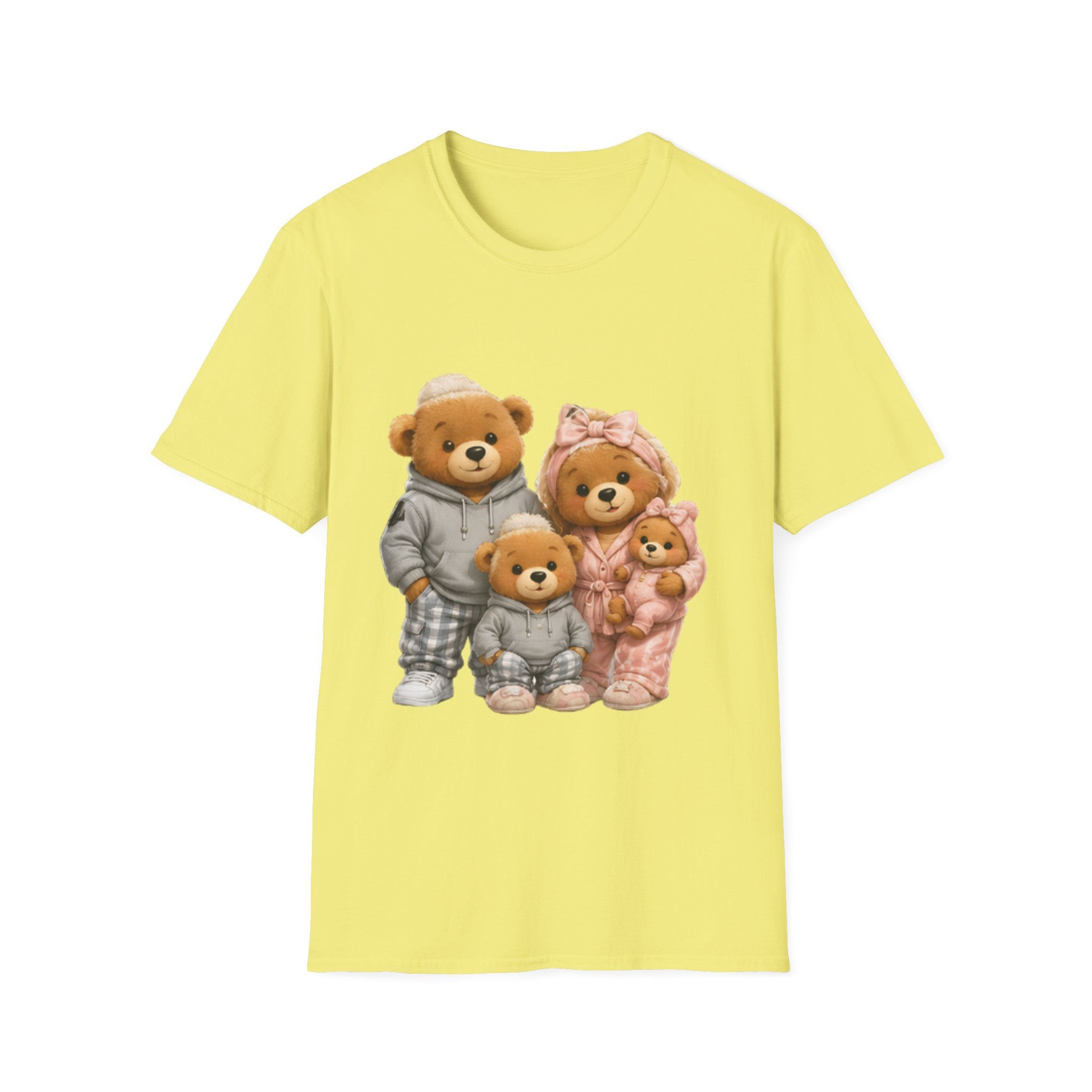 Teddy Bear Family unisex T‑Shirt — Cute Cozy Bears Graphic Tee for Parents & Kids