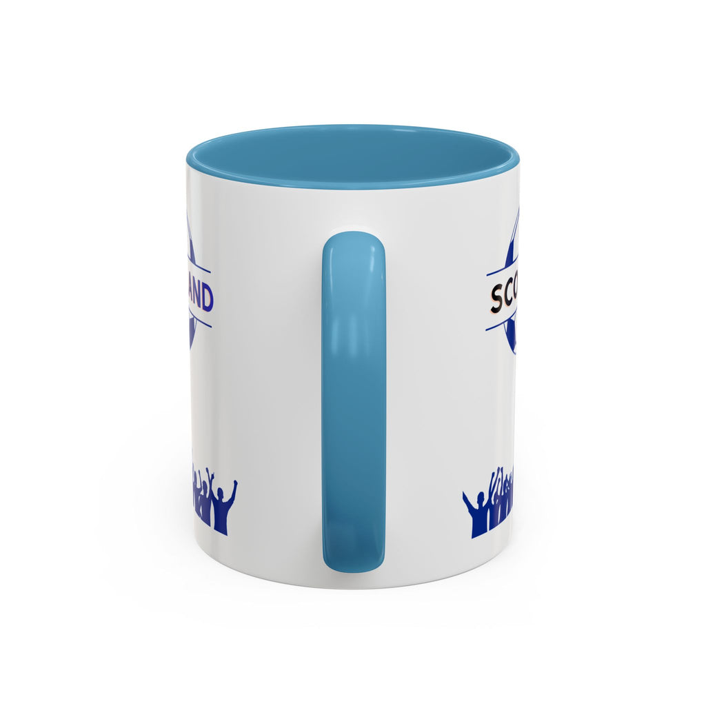 Scotland Soccer Fan Coffee Mug – Scottish Flag & Supporters 11/15oz Accent Mug