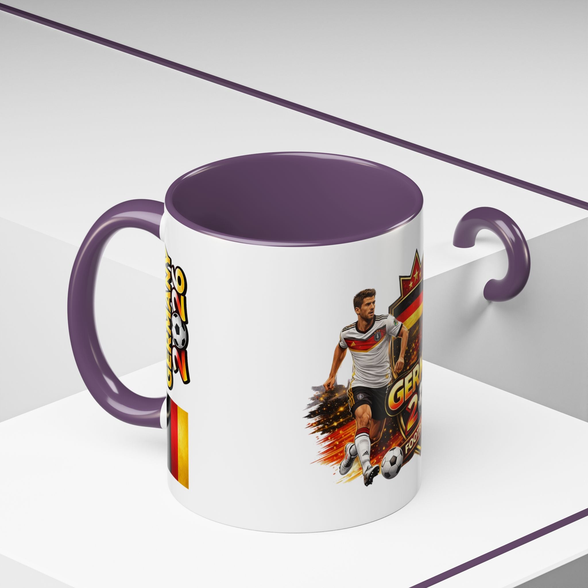 Germany 2026 Football Cup Coffee Mug – Soccer Fan Germany 2026 Accent Mug