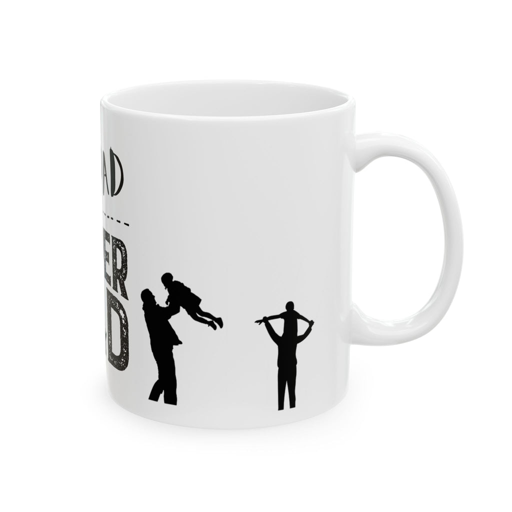 My dad is super hero Ceramic Mug, (11oz)