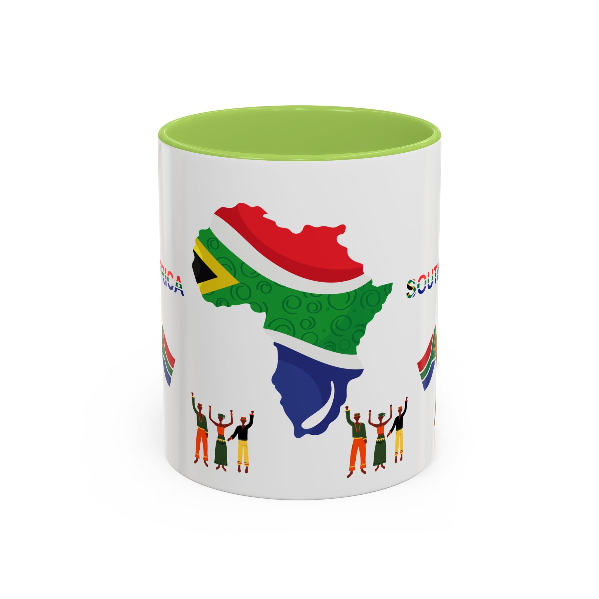 South Africa Coffee Mug — Map, Flag & Trophy Design (11/15oz)