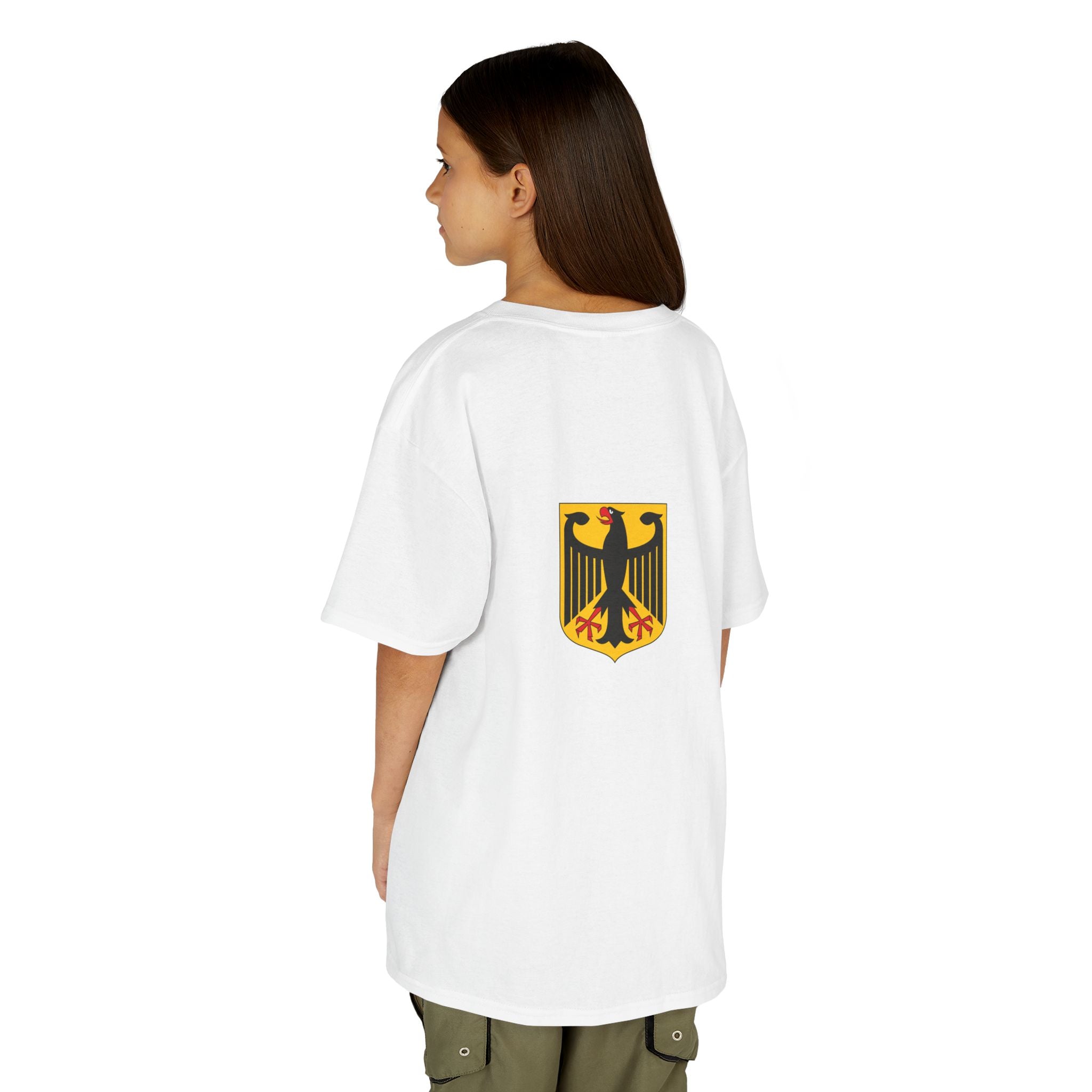 Kids Germany 2026 T-Shirt — German Flag Shield Soccer Fan Tee