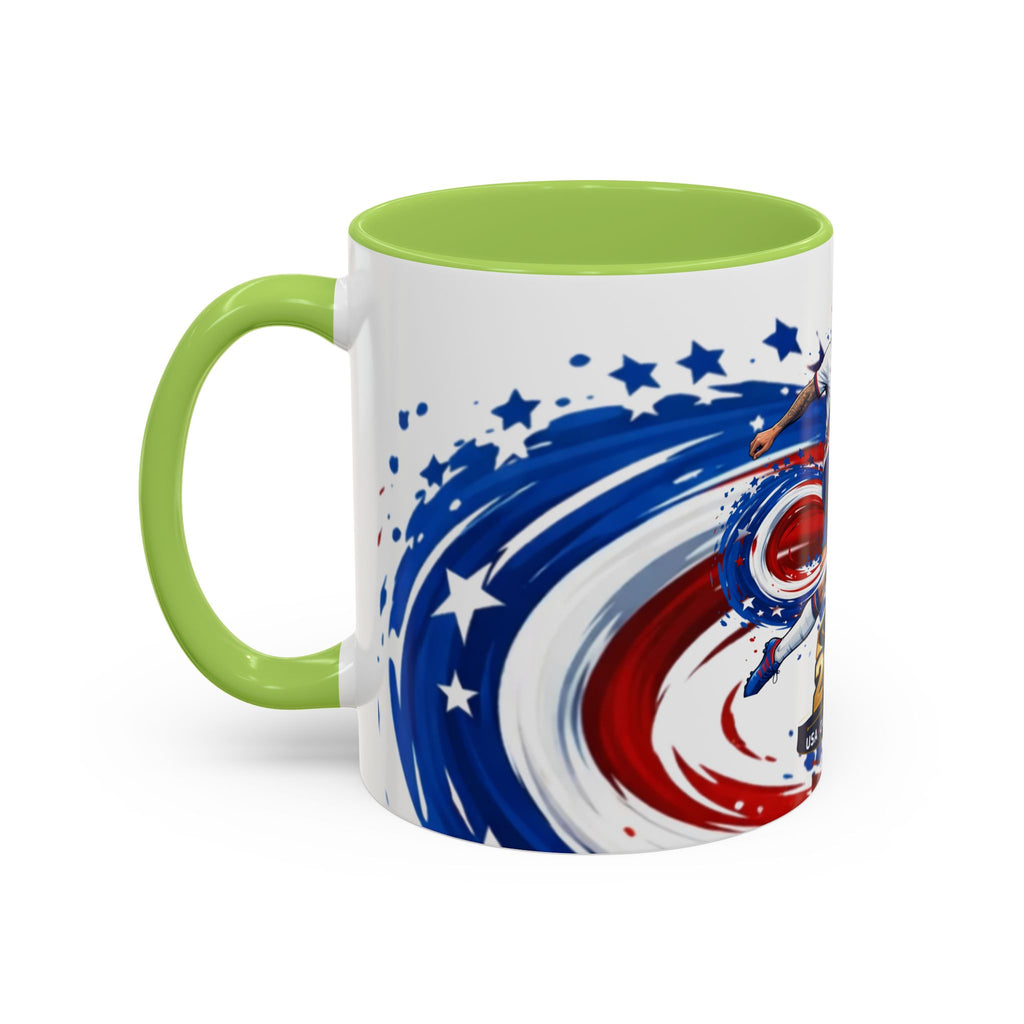 2026 CONCACAF Soccer Champion Accent Mug — USA Canada Mexico  Cup Qualifier Design