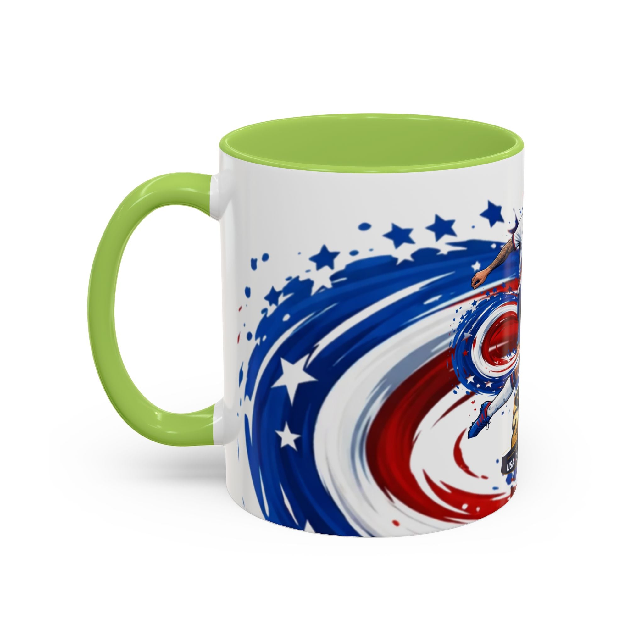 2026 CONCACAF Soccer Champion Accent Mug — USA Canada Mexico  Cup Qualifier Design