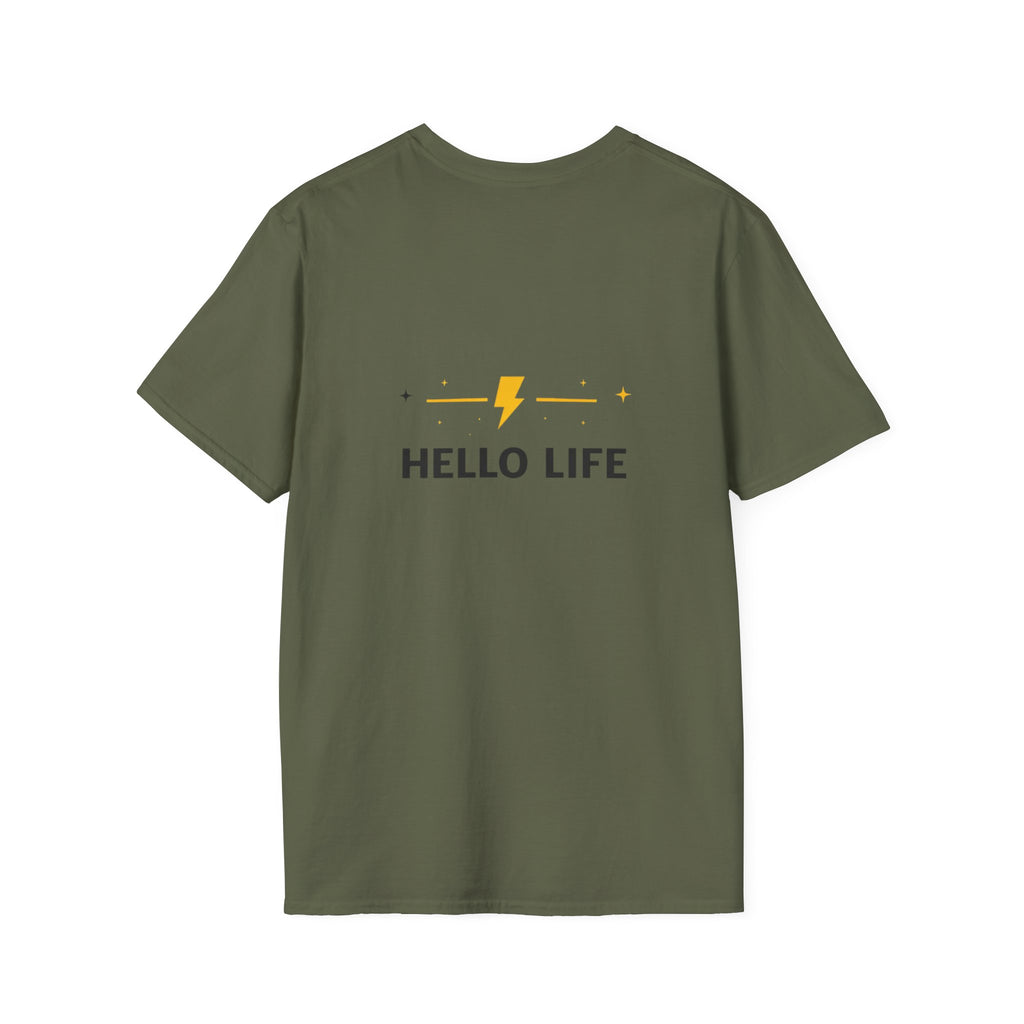 Graduation T-Shirt — "Moving On: Goodbye School, Hello Life" Celebration Tee