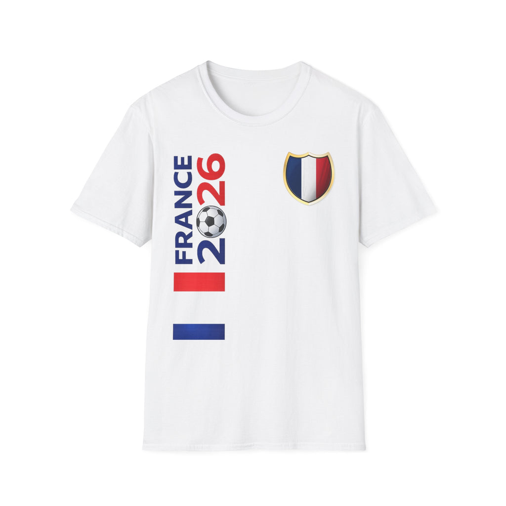 France 2026 Soccer T-Shirt — Tricolor Cup Fan Tee
