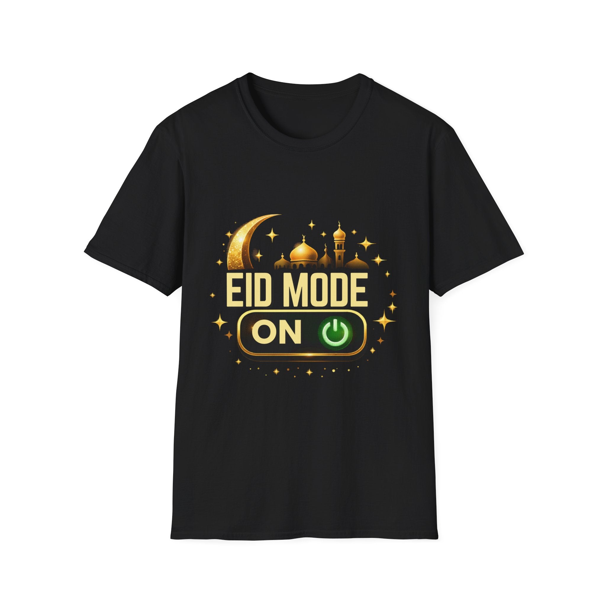 Eid Mode On T-Shirt — Festive Ramadan & Eid Celebration Tee