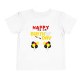 Toddler Tee — 'Happy Birthday' Balloon Party Shirt (Mickey-Style Colors)
