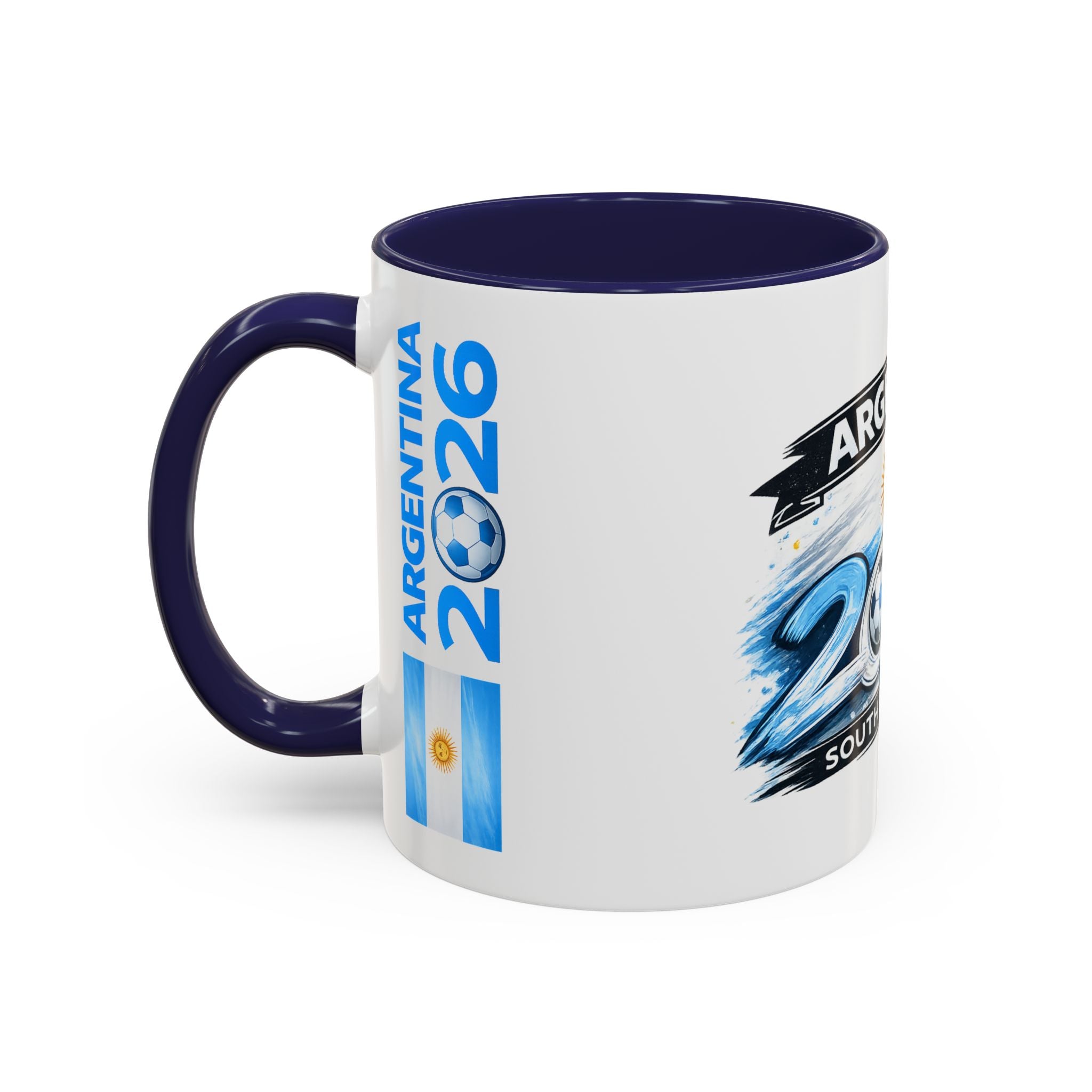 Argentina 2026 Soccer Cup Mug – Accent Coffee Cup (11/15oz)