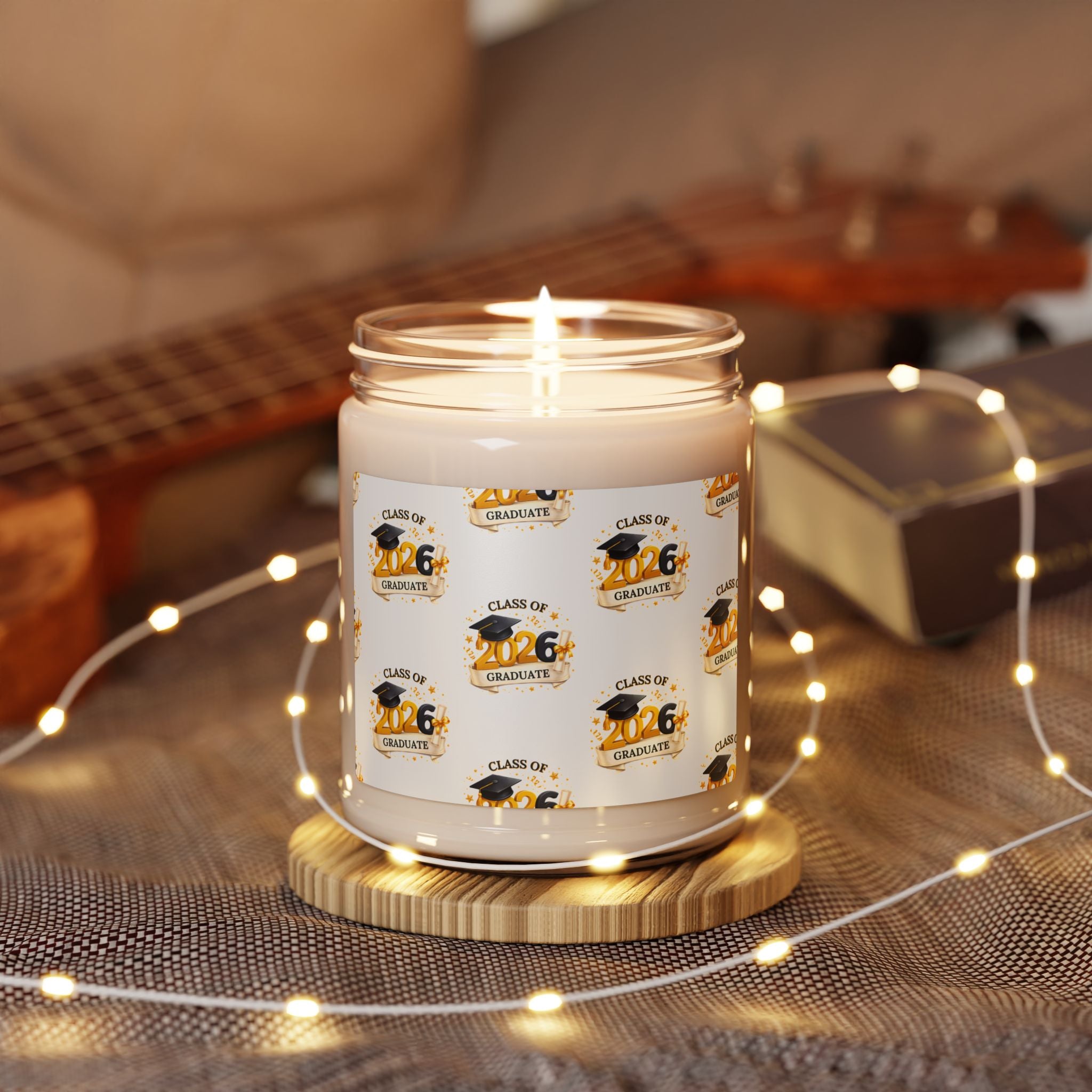 Graduation 2026 Scented Soy Candle — Class of '26 Keepsake 9oz