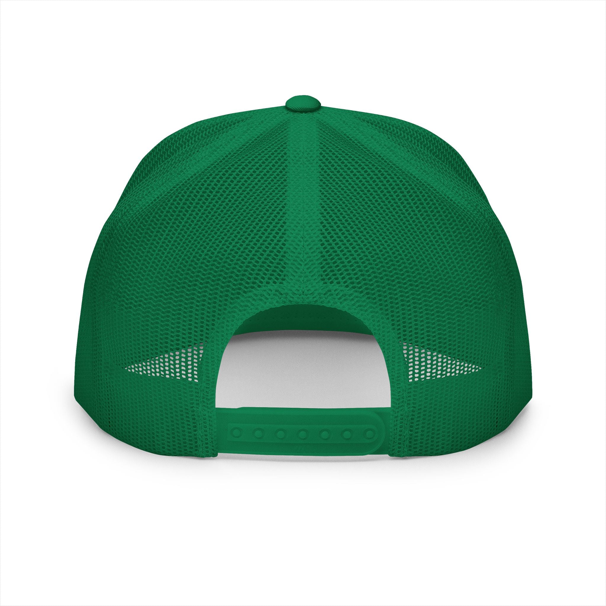 Brazil Flag Trucker Cap – Distressed Brushstroke Design