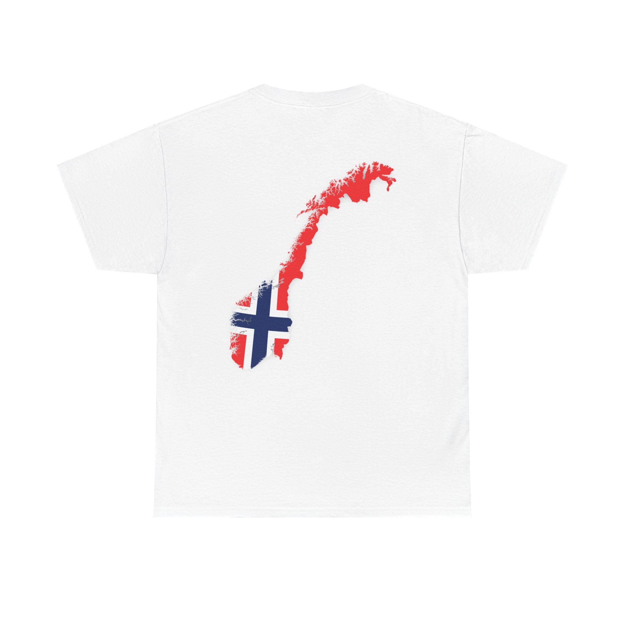 Norway 2026 Football Tee — Norwegian Flag Map Soccer Fan Shirt