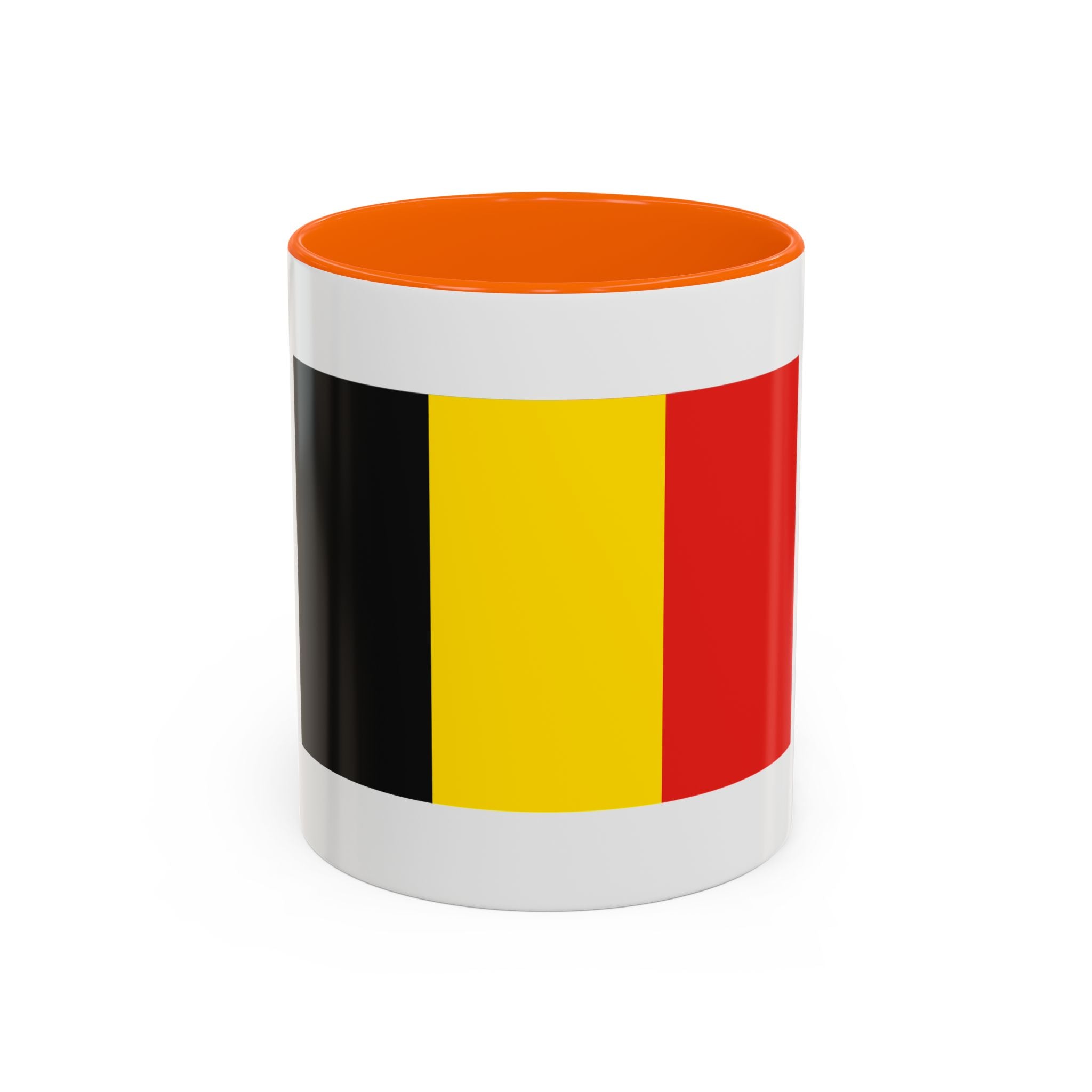 Belgium Flag Accent Coffee Mug — Belgian Pride 11/15oz
