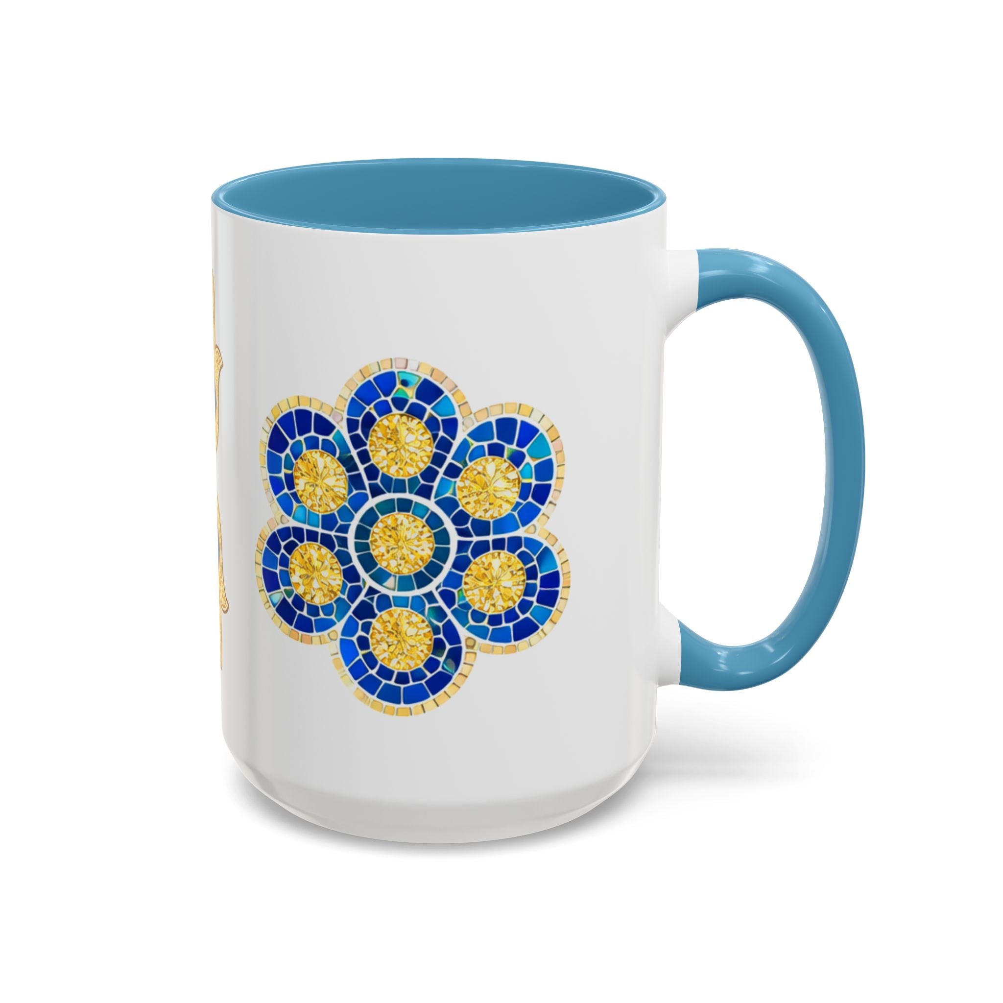 Evil Eye Hamsa Accent Coffee Mug